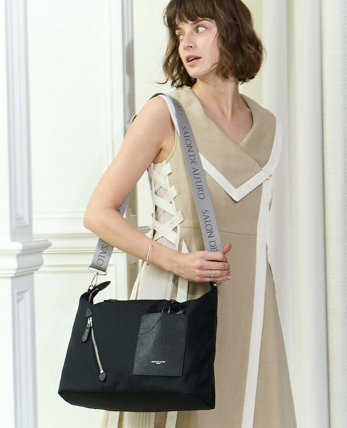 Quit Luxea Nylon Tote Bag (M) with SA Pocket 2019-pk