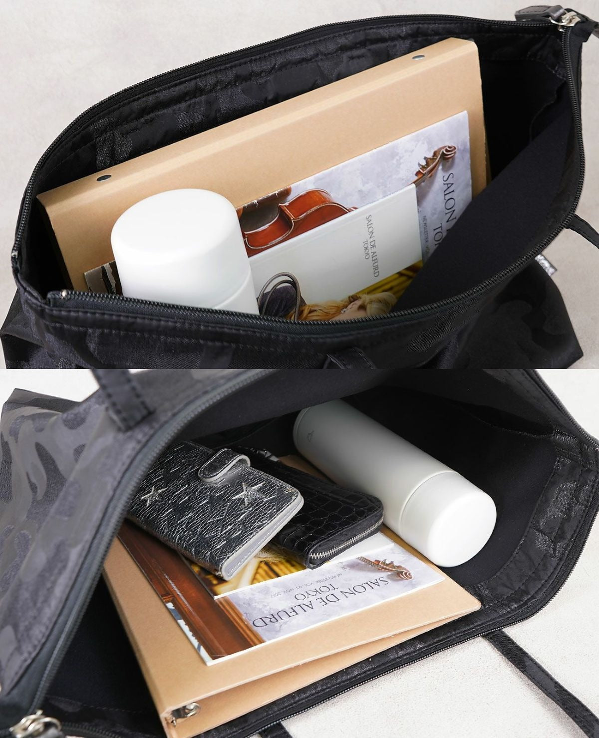 Marche de Sac ZIP Shopping Eco Bag M size Glitter Camouflage Ver. 1689