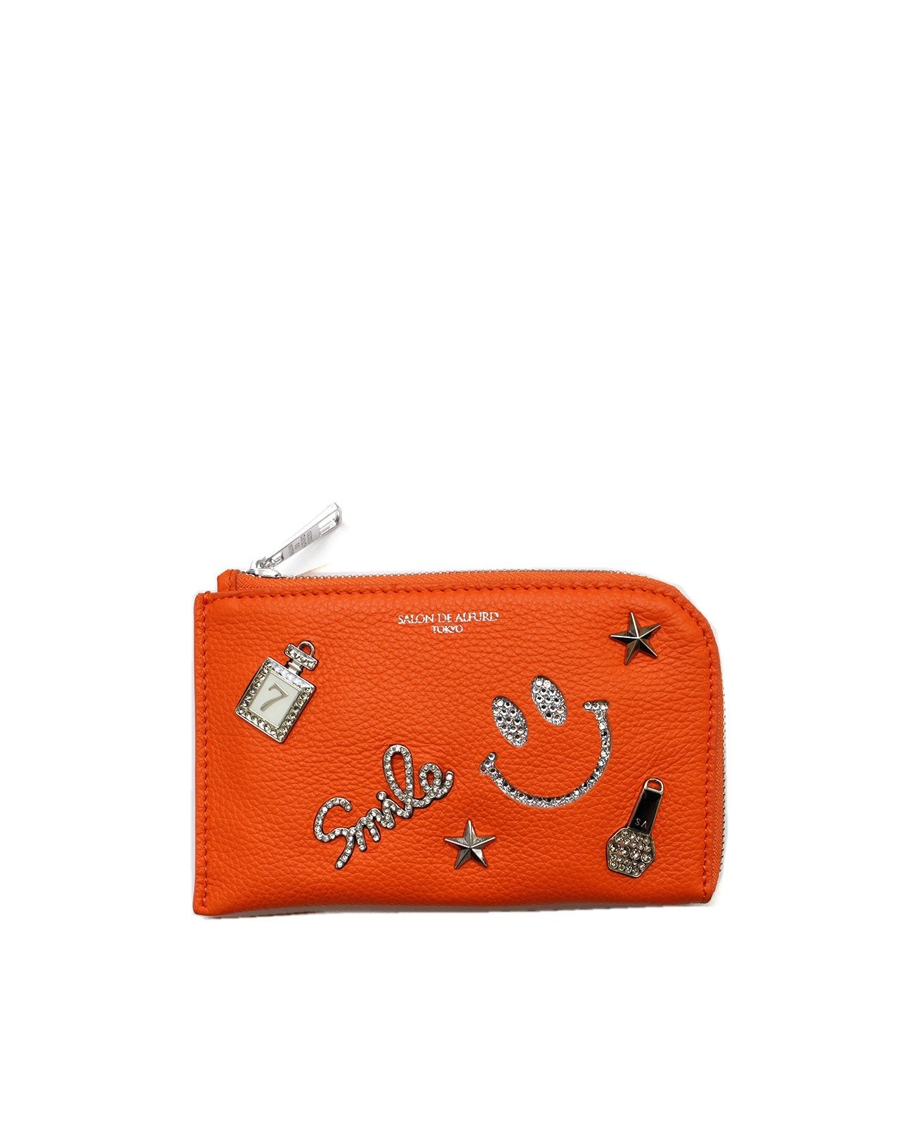 Luxuce L-shaped zipper Mini Wallet, Spanish Leather Edition 1352-sc