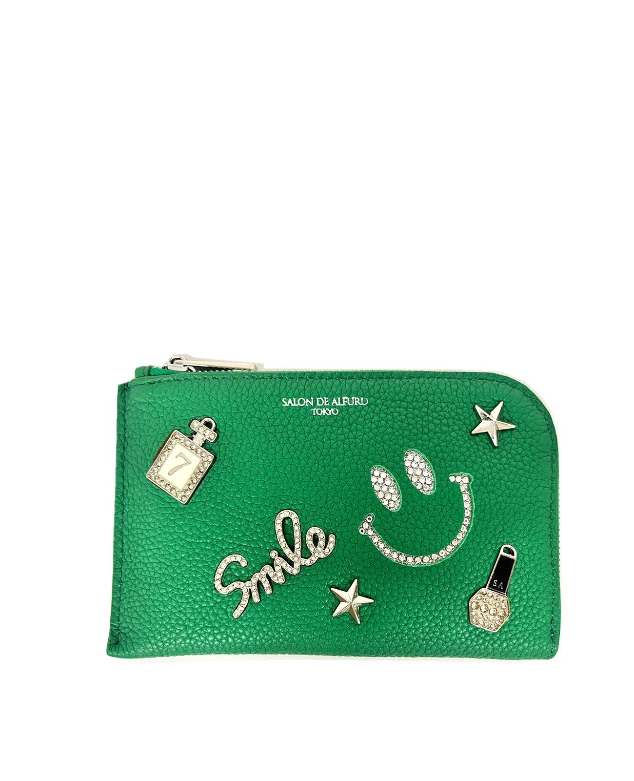 Luxuce L-shaped zipper Mini Wallet, Spanish Leather Edition 1352-sc