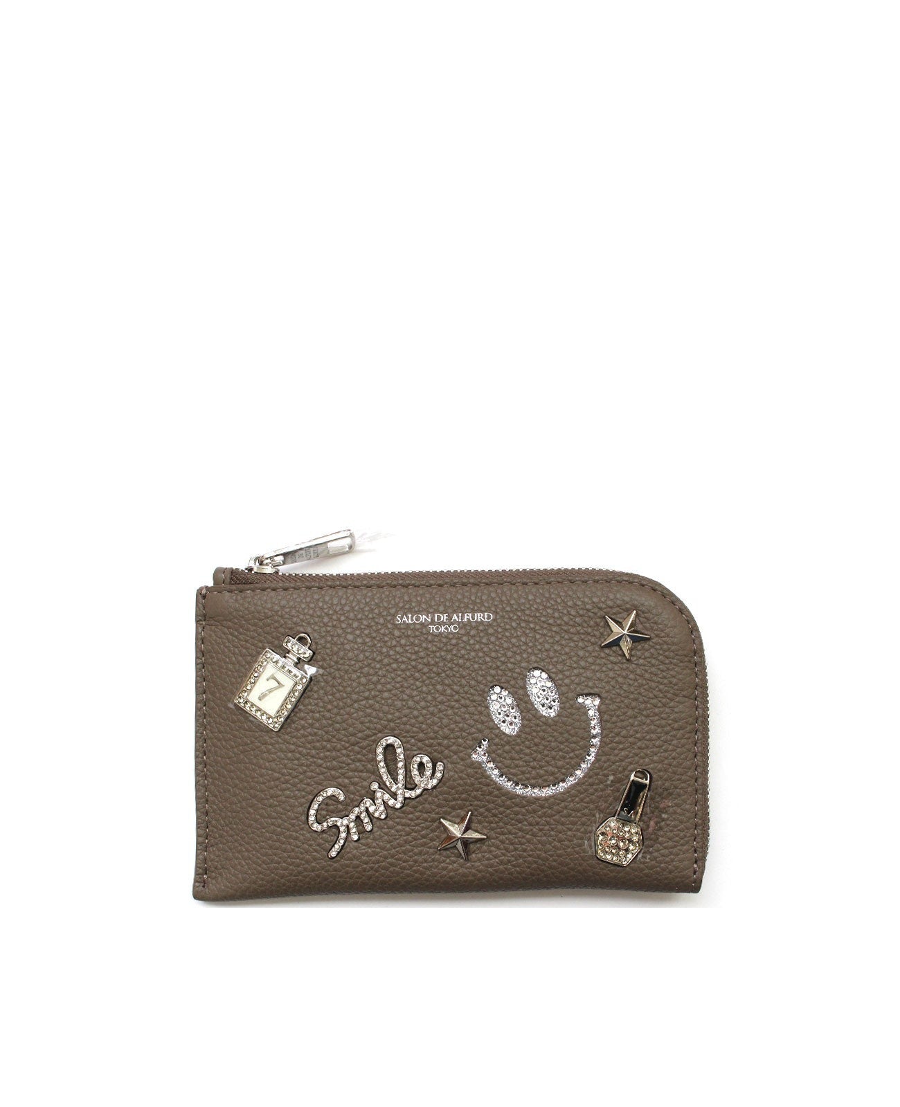 Luxuce L-shaped zipper Mini Wallet, Spanish Leather Edition 1352-sc