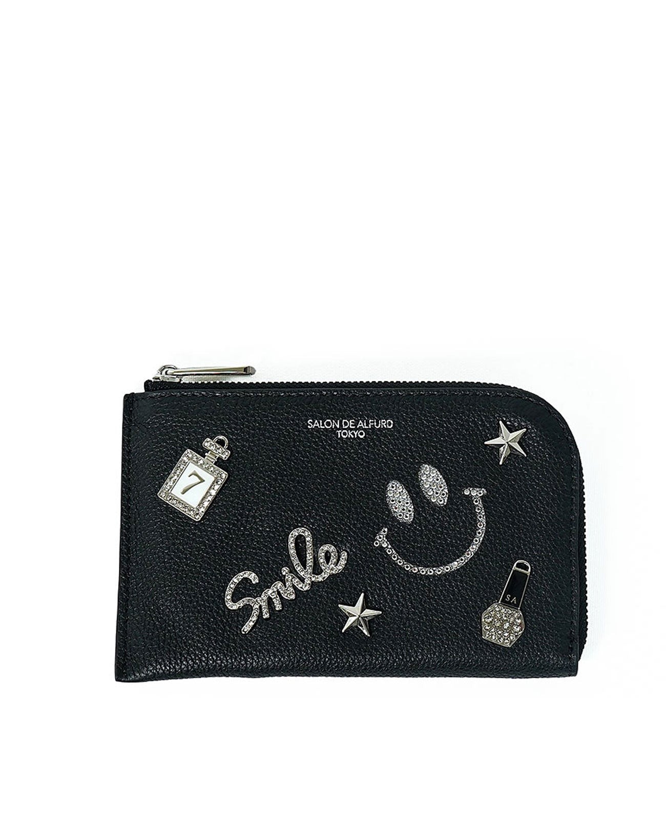 Luxuce L-shaped zipper Mini Wallet, Spanish Leather Edition 1352-sc