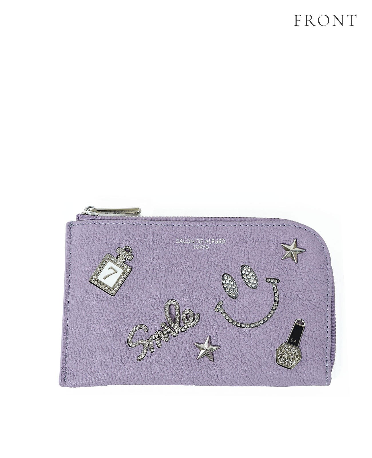 Luxuce L-shaped zipper Mini Wallet, Spanish Leather Edition 1352-sc