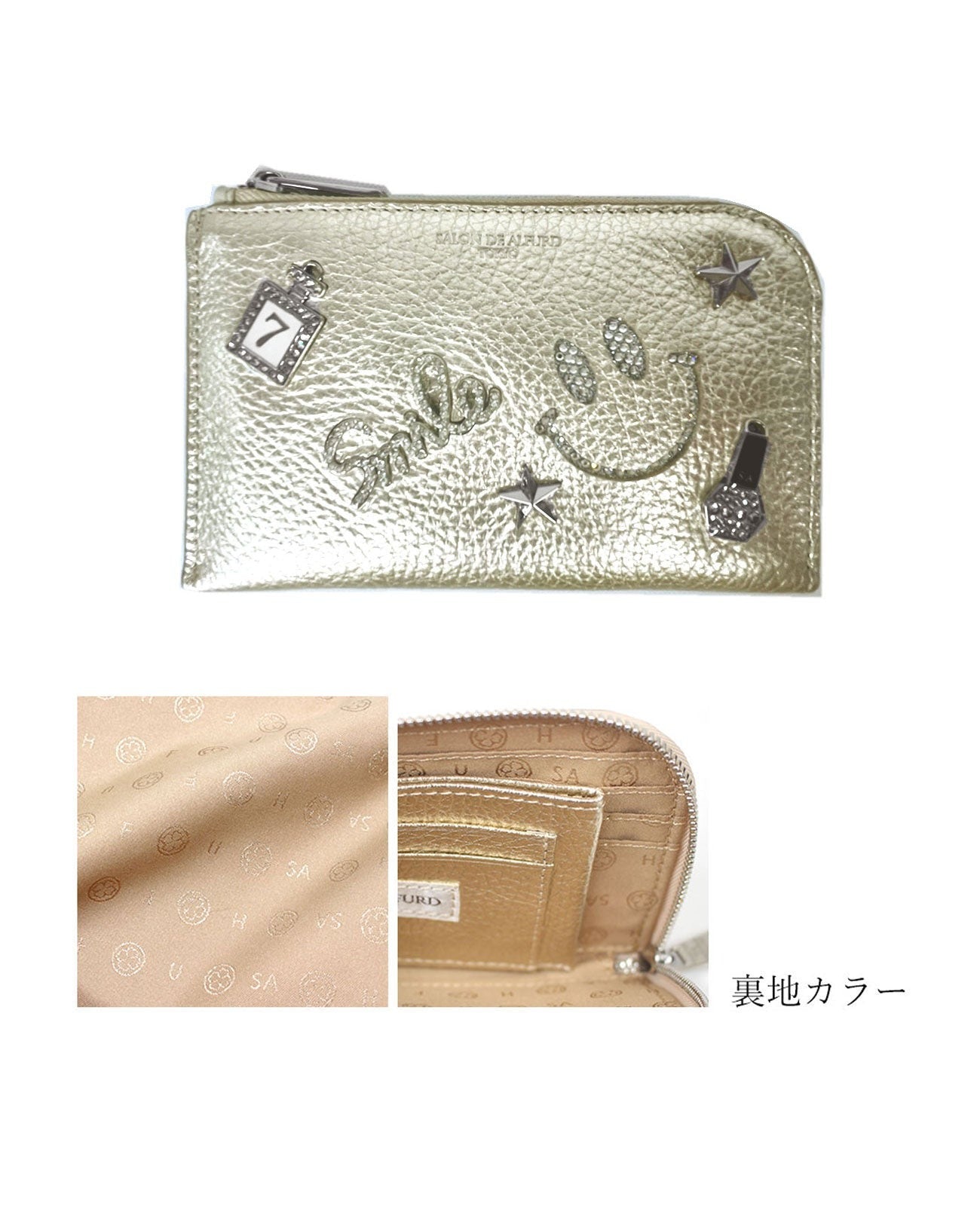 Luxuce L-shaped zipper Mini Wallet 1352