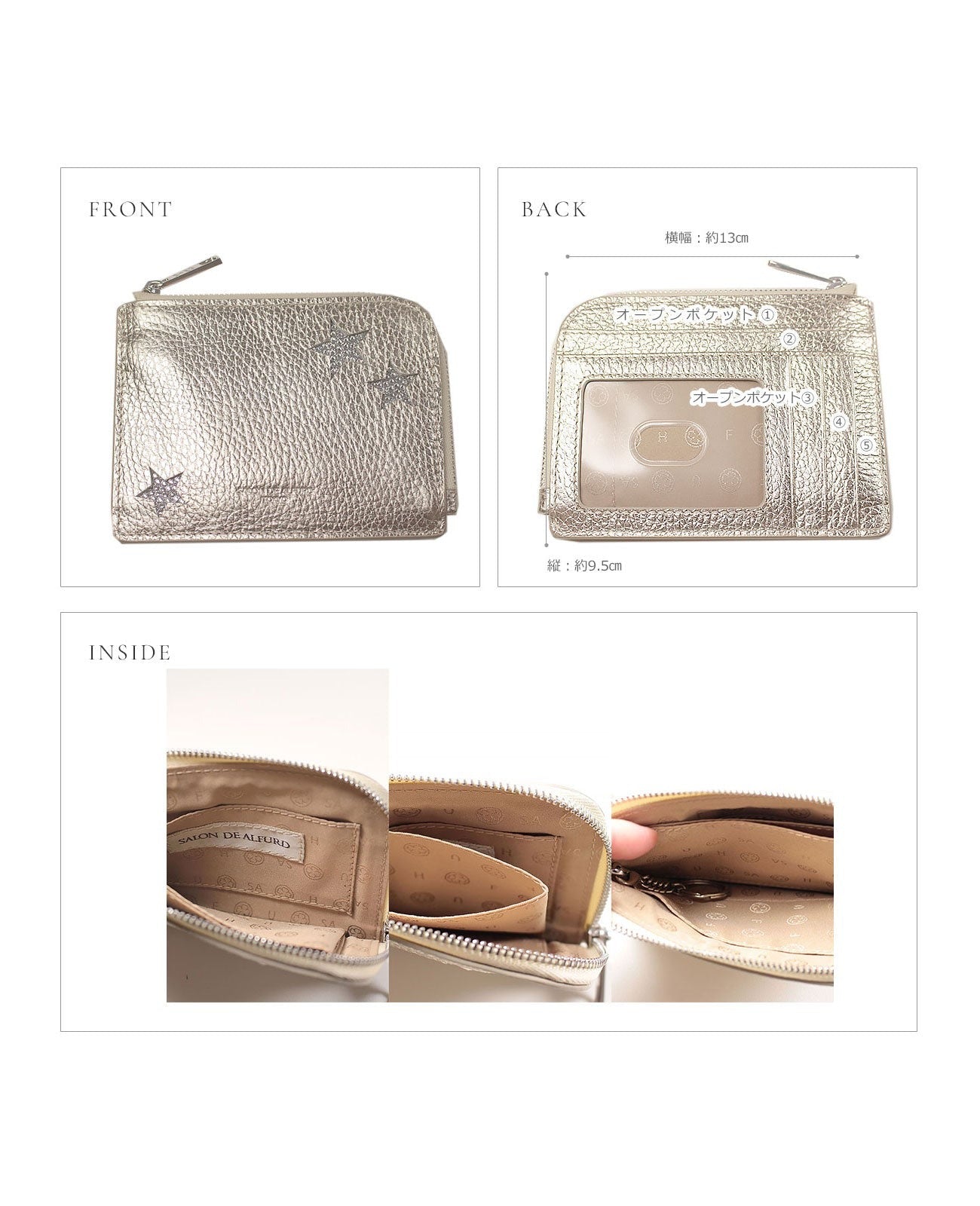 Three Star Multi Wallet 1396