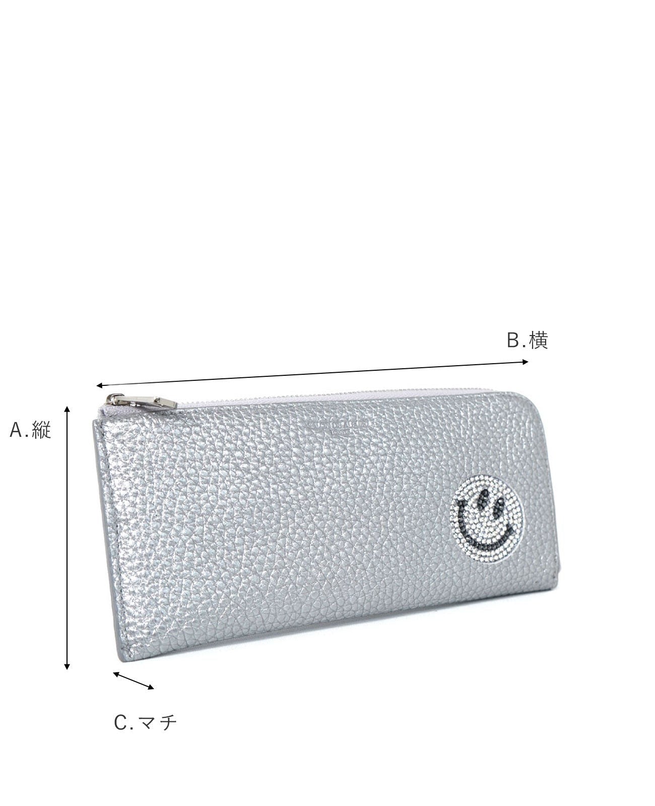 Smile L-shaped Long Wallet, Lusso grain Leather Edition 1412-sw-lu