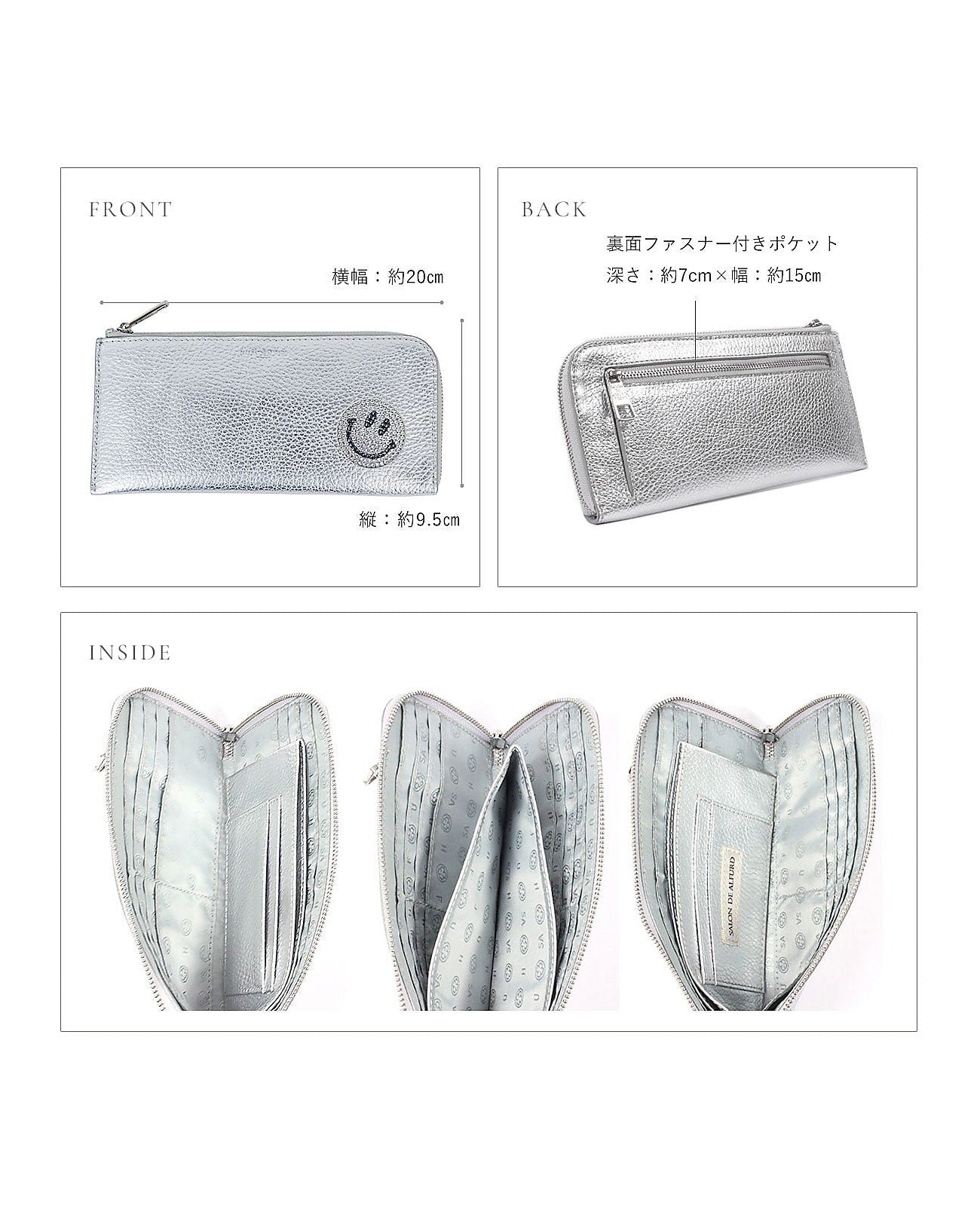 Smile L-shaped Long Wallet 1412-sw
