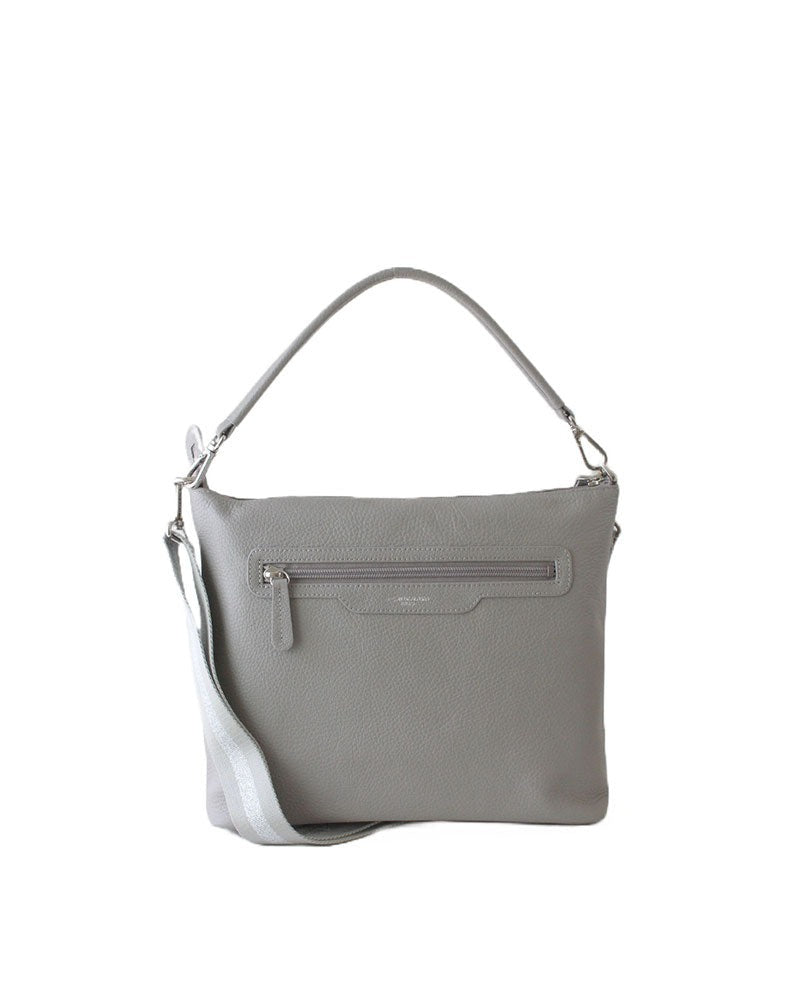 Horizontal Pochette with Leather Handle, M size 1413-set