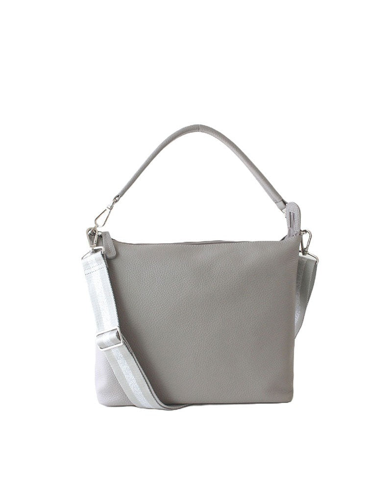 Horizontal Pochette with Leather Handle, M size 1413-set