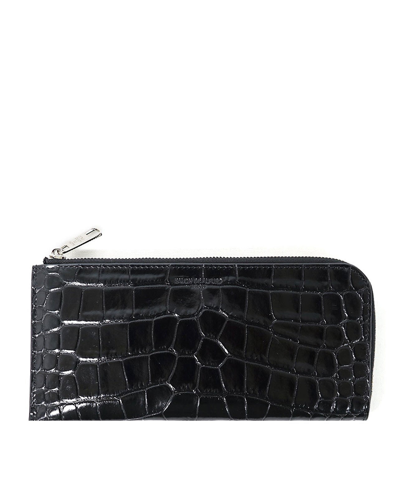 Carry L-shaped Long Wallet, Italian Croco Embossed Leather Edition 1572