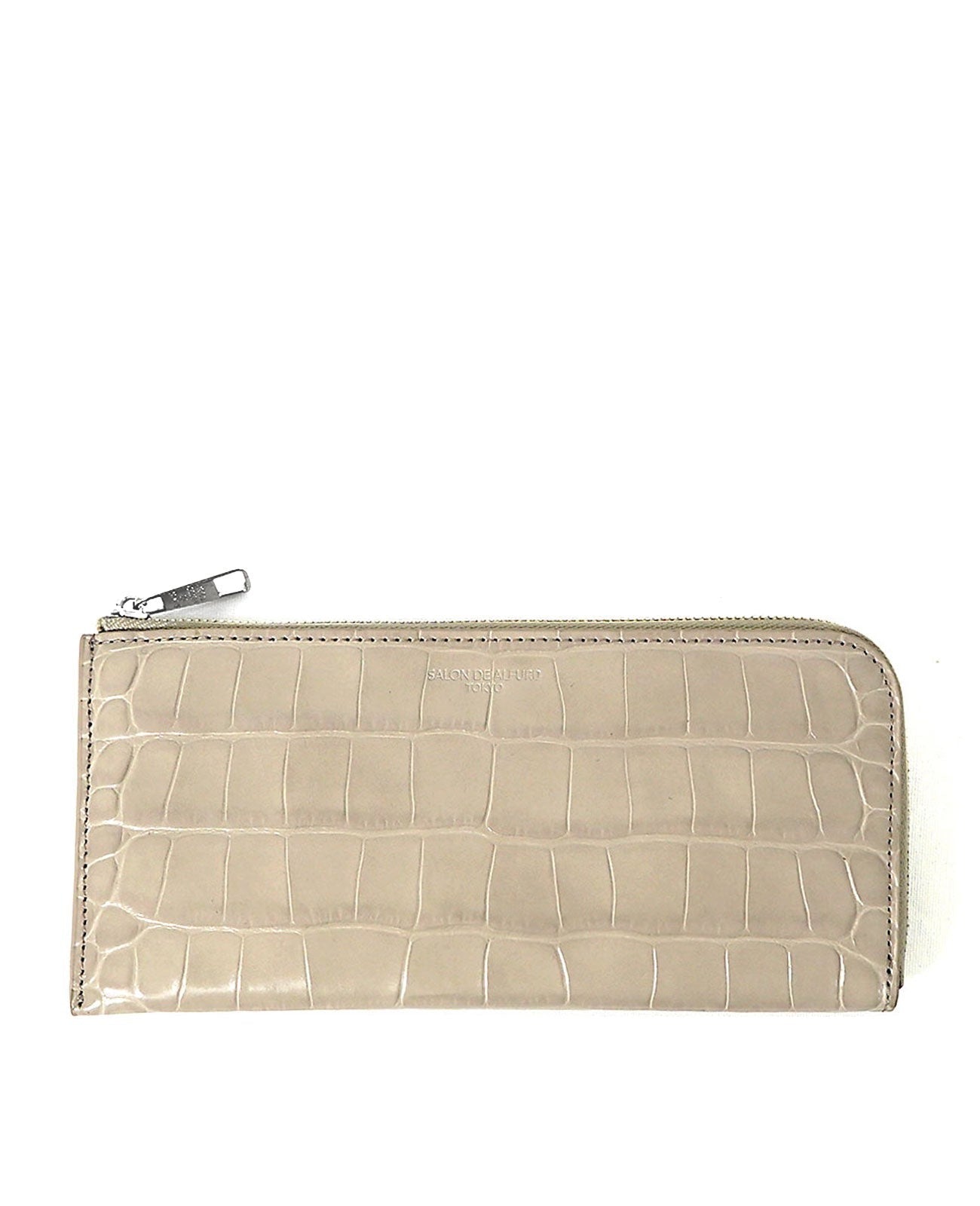 Carry L-shaped Long Wallet, Italian Croco Embossed Leather Edition 1572
