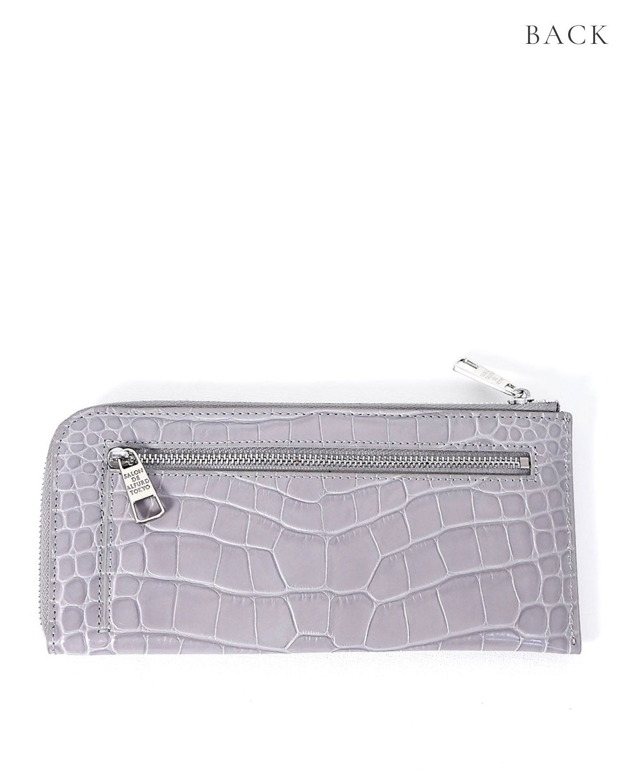 Carry L-shaped Long Wallet, Italian Croco Embossed Leather Edition 1572