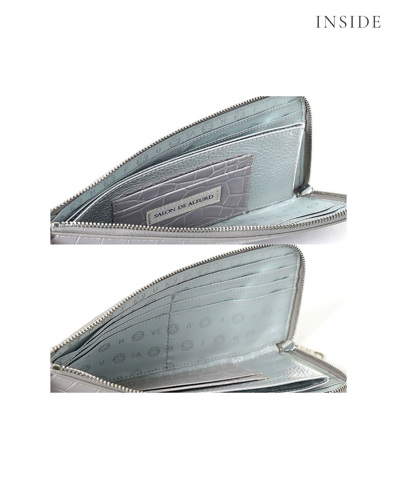 Carry L-shaped Long Wallet, Italian Croco Embossed Leather Edition 1572