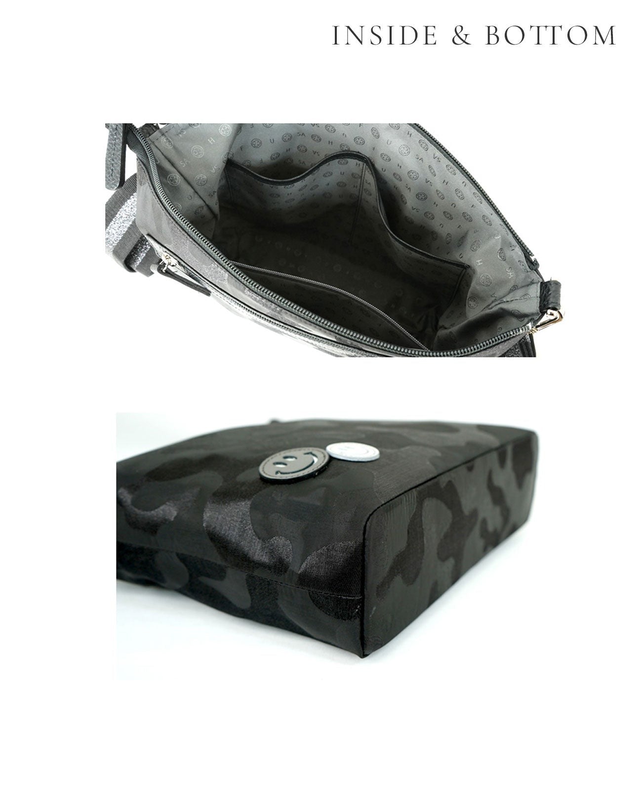 Smile Glitter Camouflage Horizontal Pochette M size 1622