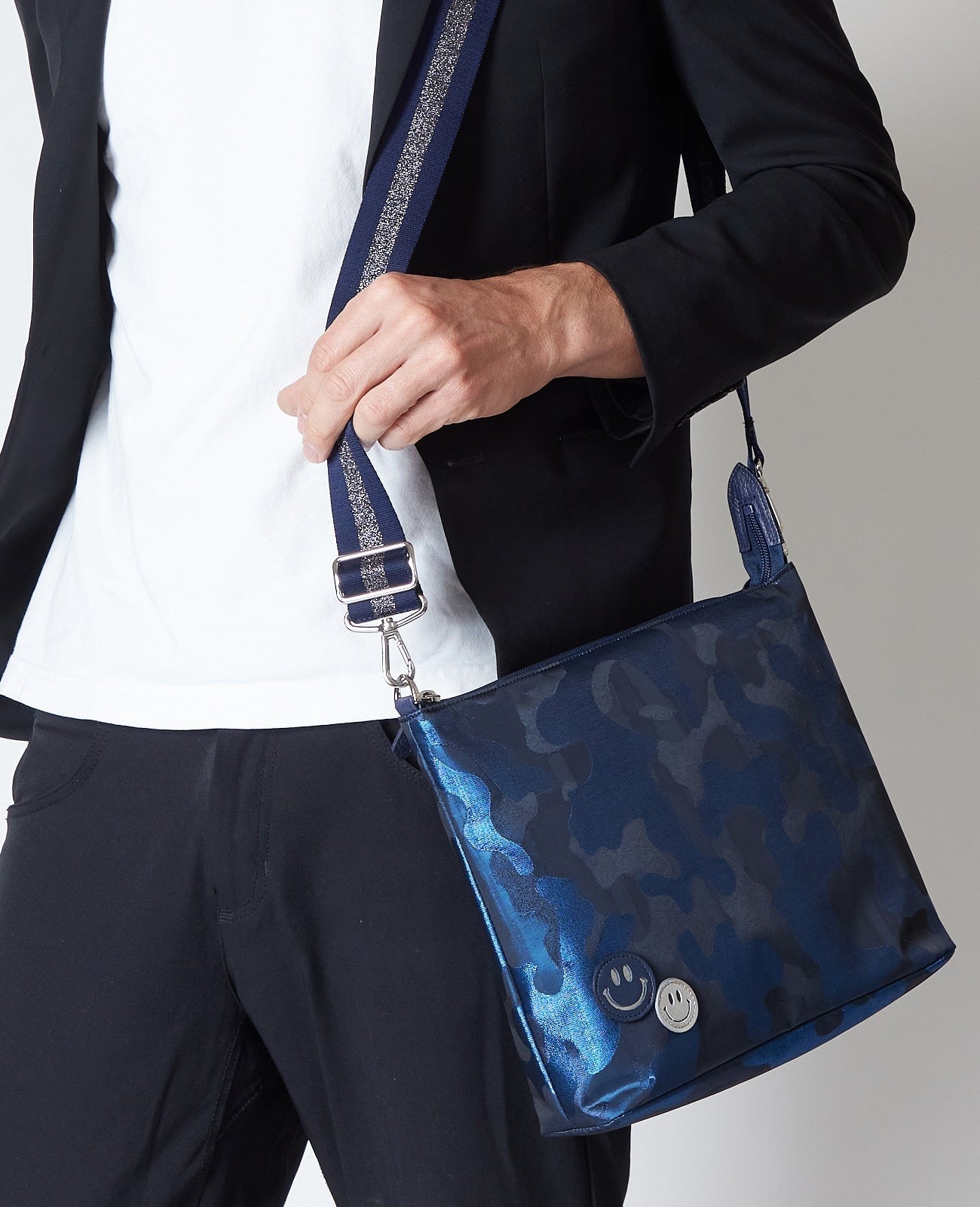 Smile Glitter Camouflage Horizontal Pochette M size 1622