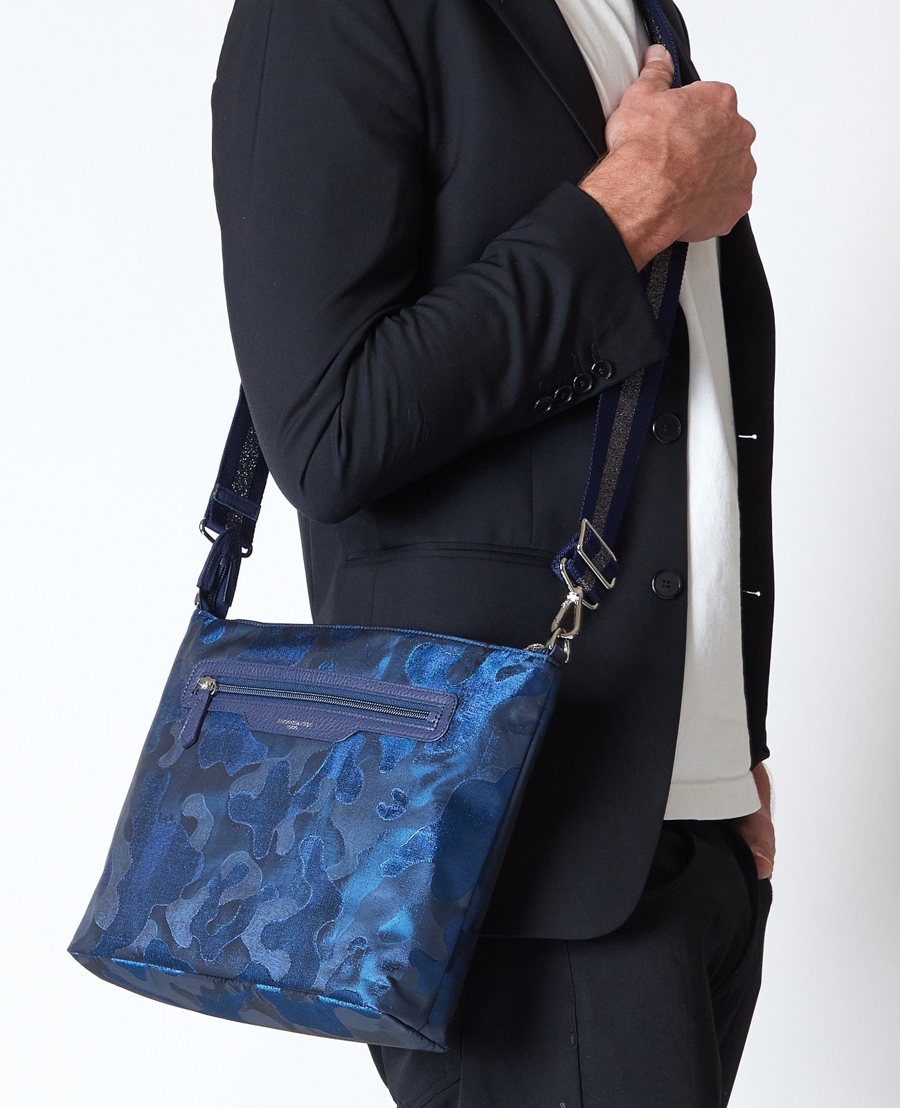 Smile Glitter Camouflage Horizontal Pochette M size 1622