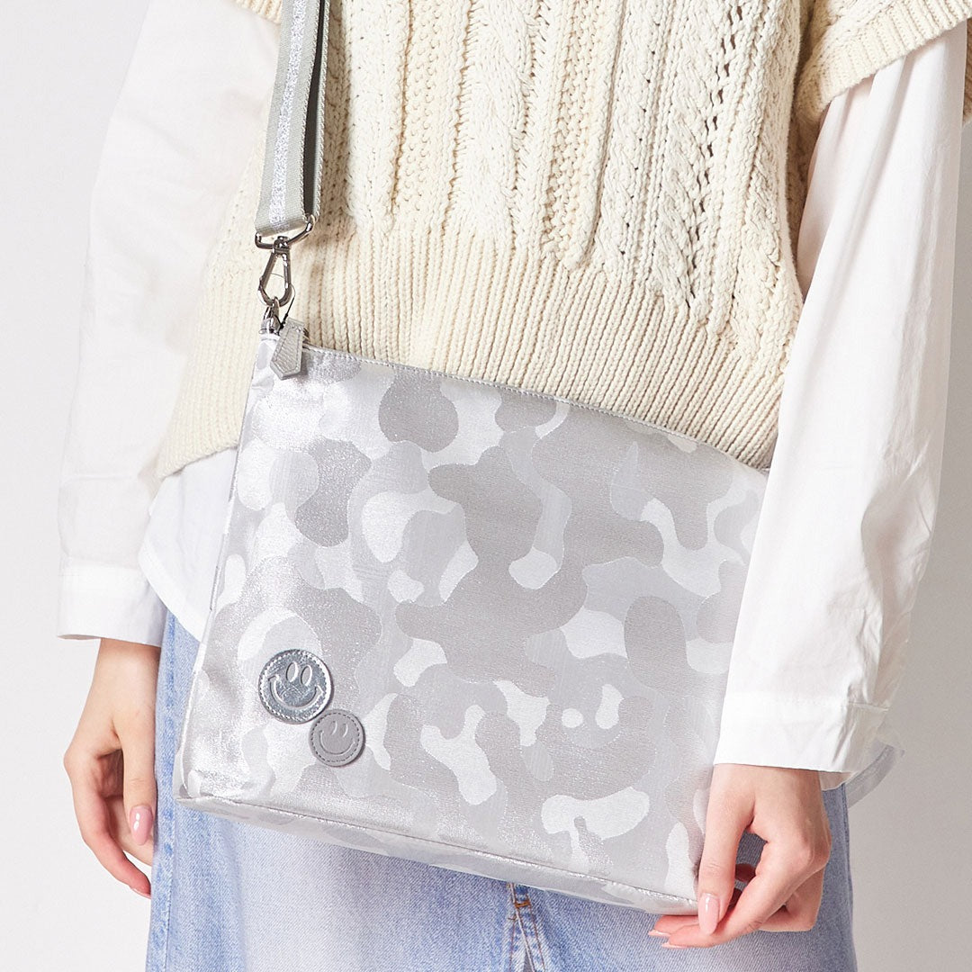 Smile Glitter Camouflage Horizontal Pochette M size 1622