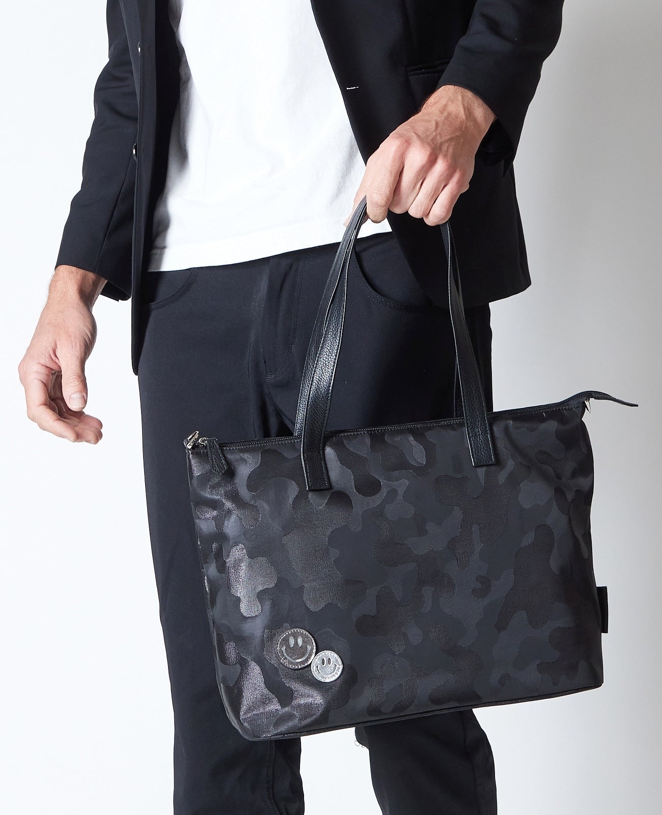 Smile Glitter Camouflage Francesca Tote Bag 1623
