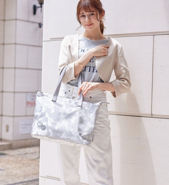 Smile Glitter Camouflage Francesca Tote Bag 1623