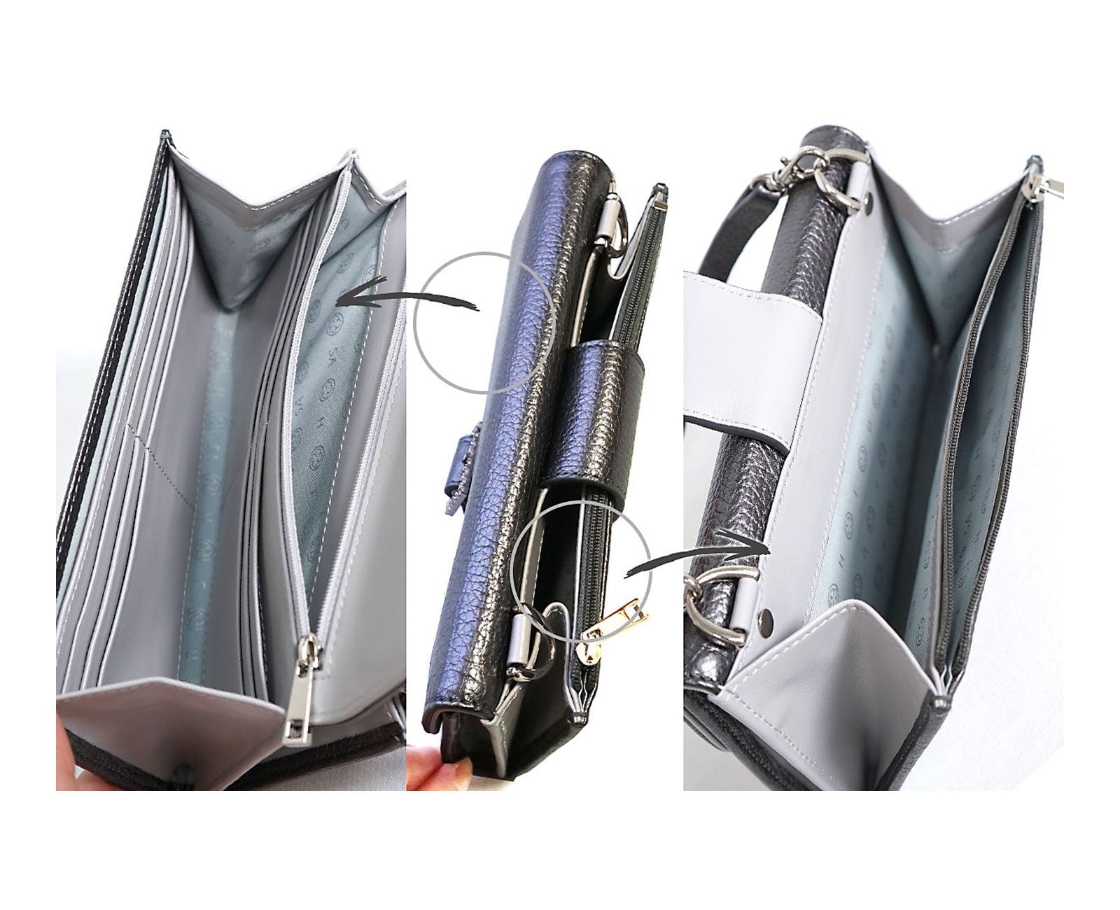 Luxuce 3-way wallet pouch 1627
