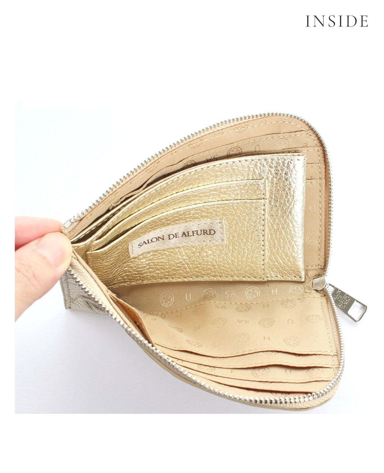 Three Star L-shaped Mini Wallet 1663