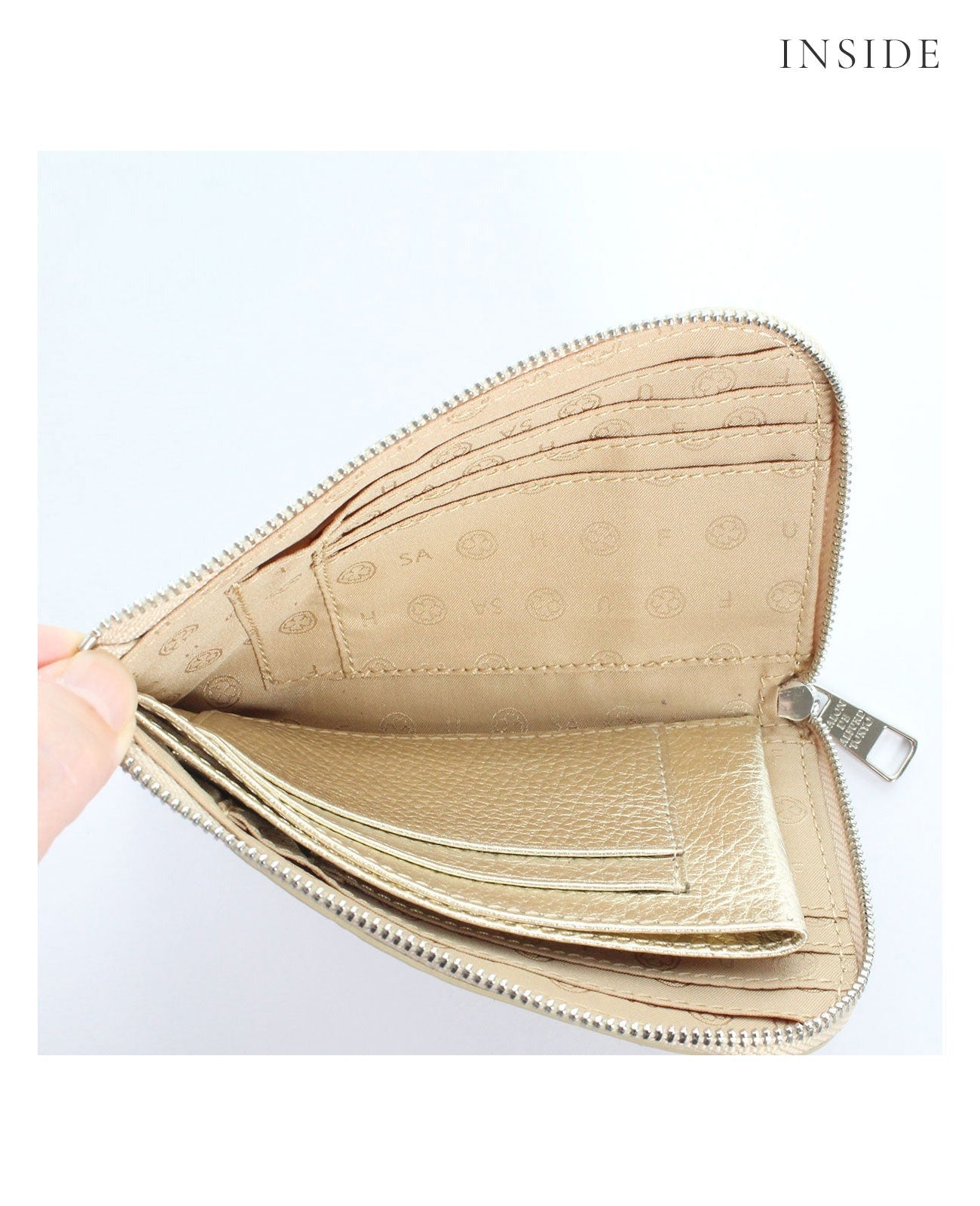 Three Star L-shaped Mini Wallet 1663