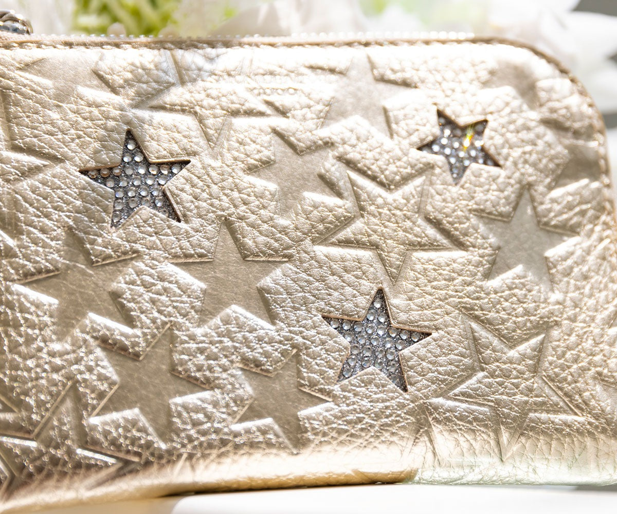 Three Star L-shaped Mini Wallet 1663