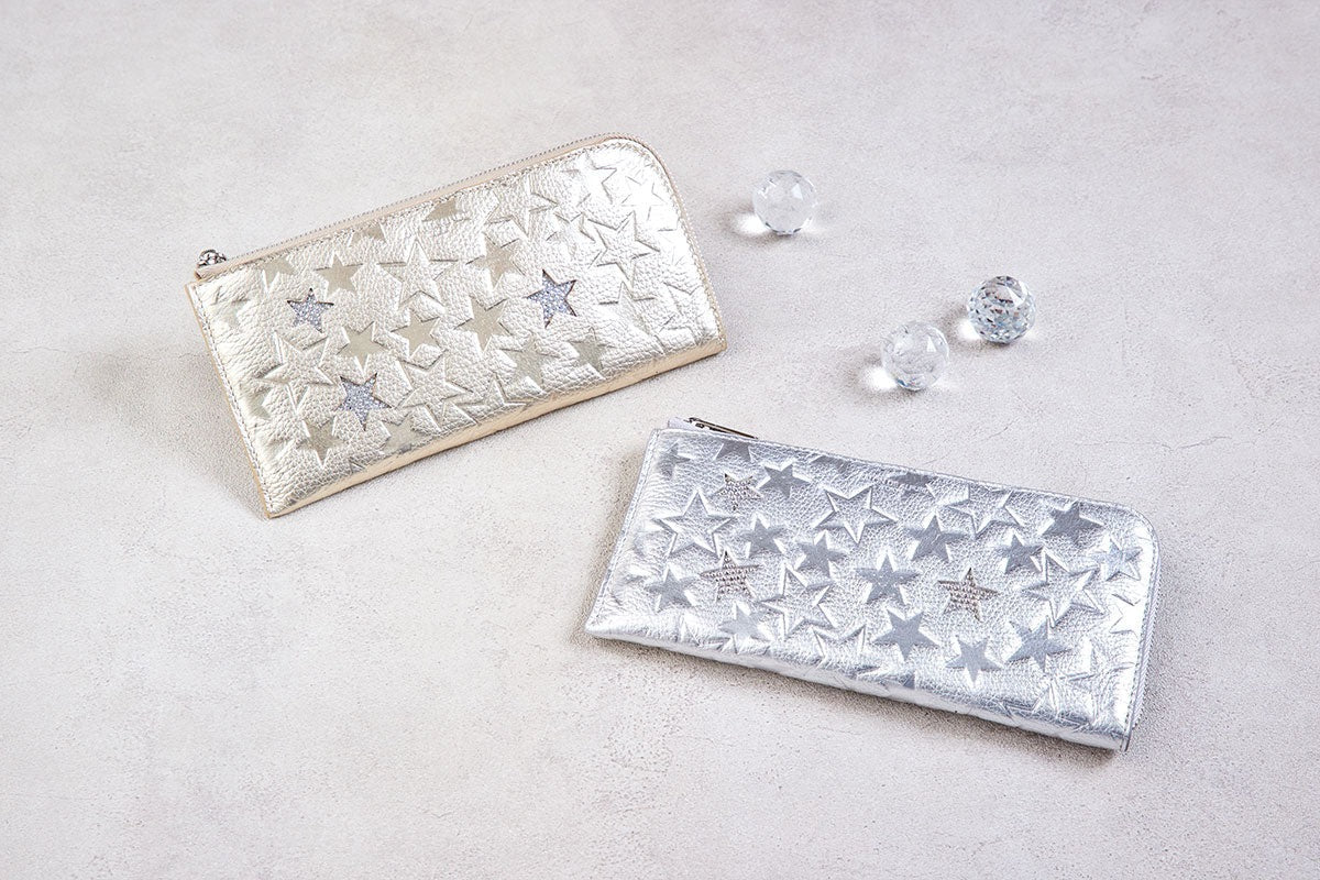 Three Star L-shaped Long Wallet 1664