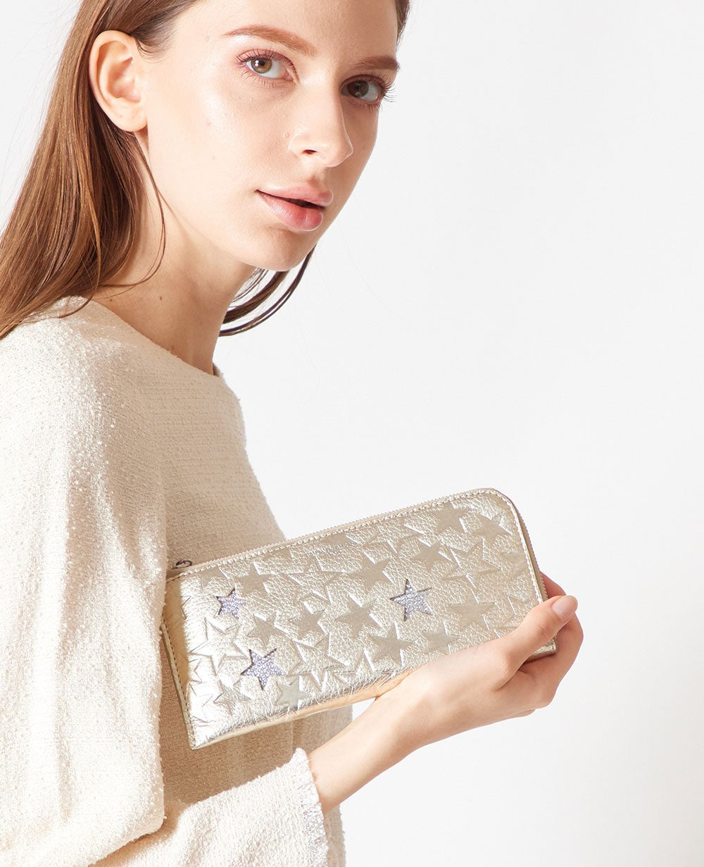 Three Star L-shaped Long Wallet 1664