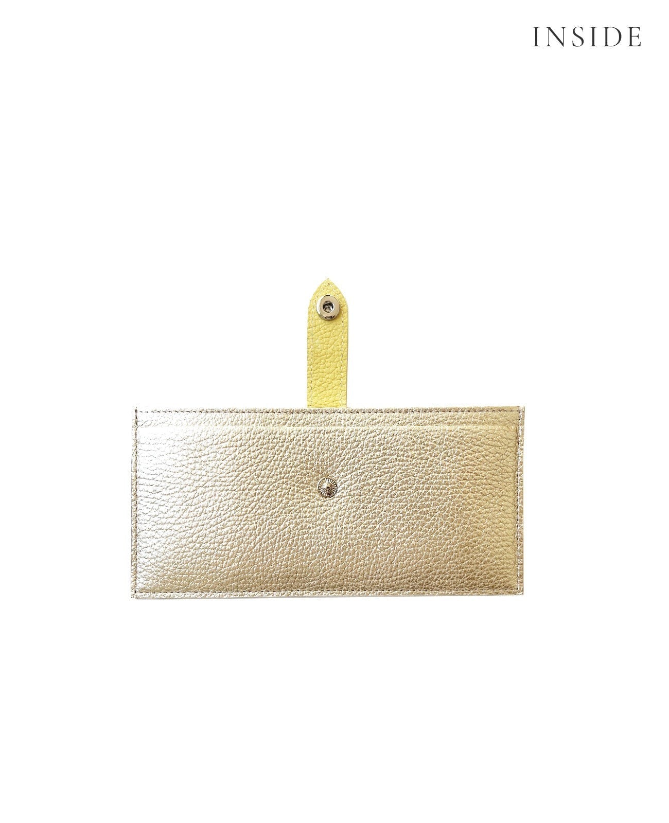 Fragment Wallet With Flap, Italian Shrink Embossed Leather Edition 1720-it