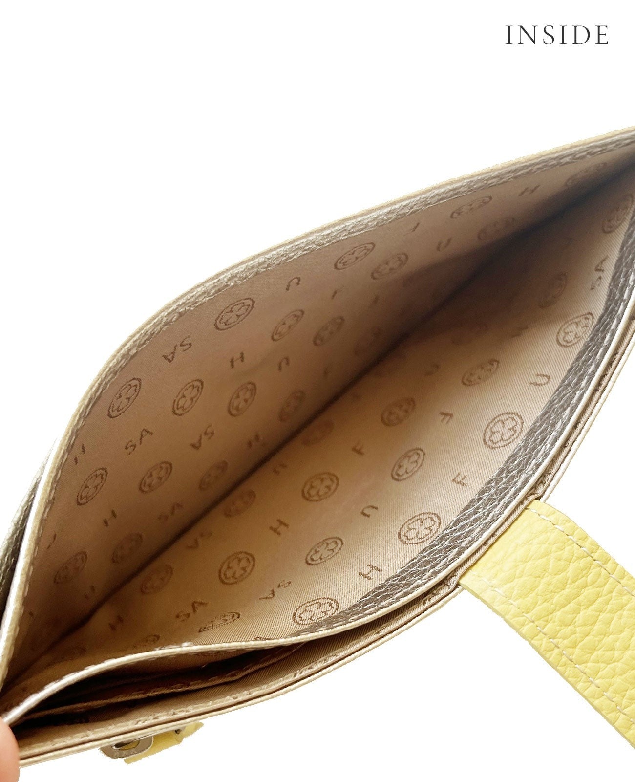 Fragment Wallet With Flap, Italian Shrink Embossed Leather Edition 1720-it
