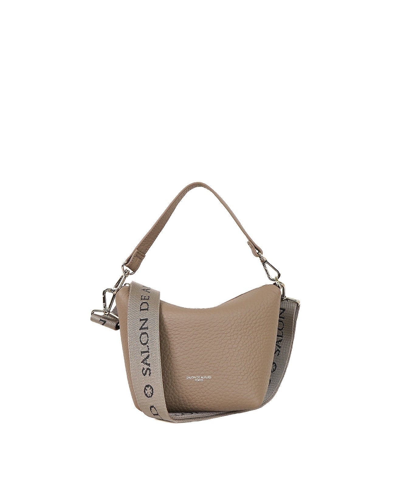 Barque 2-way Pochette, Shrink-type embossed double-faced leather Ver. 1723-wf