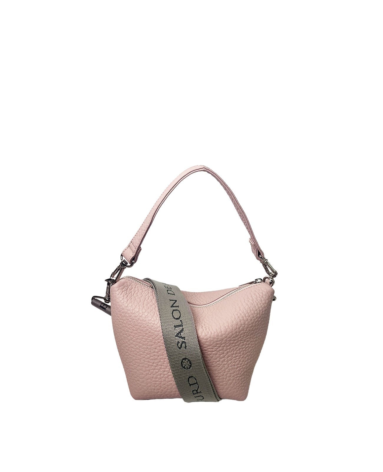 Barque 2-way Pochette, Shrink-type embossed double-faced leather Ver. 1723-wf