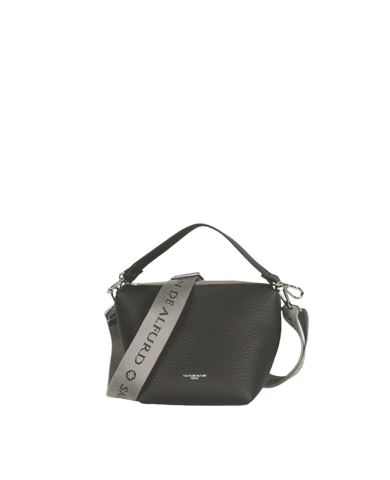 Barque 2-way Pochette, Shrink-type embossed double-faced leather Ver. 1723-wf