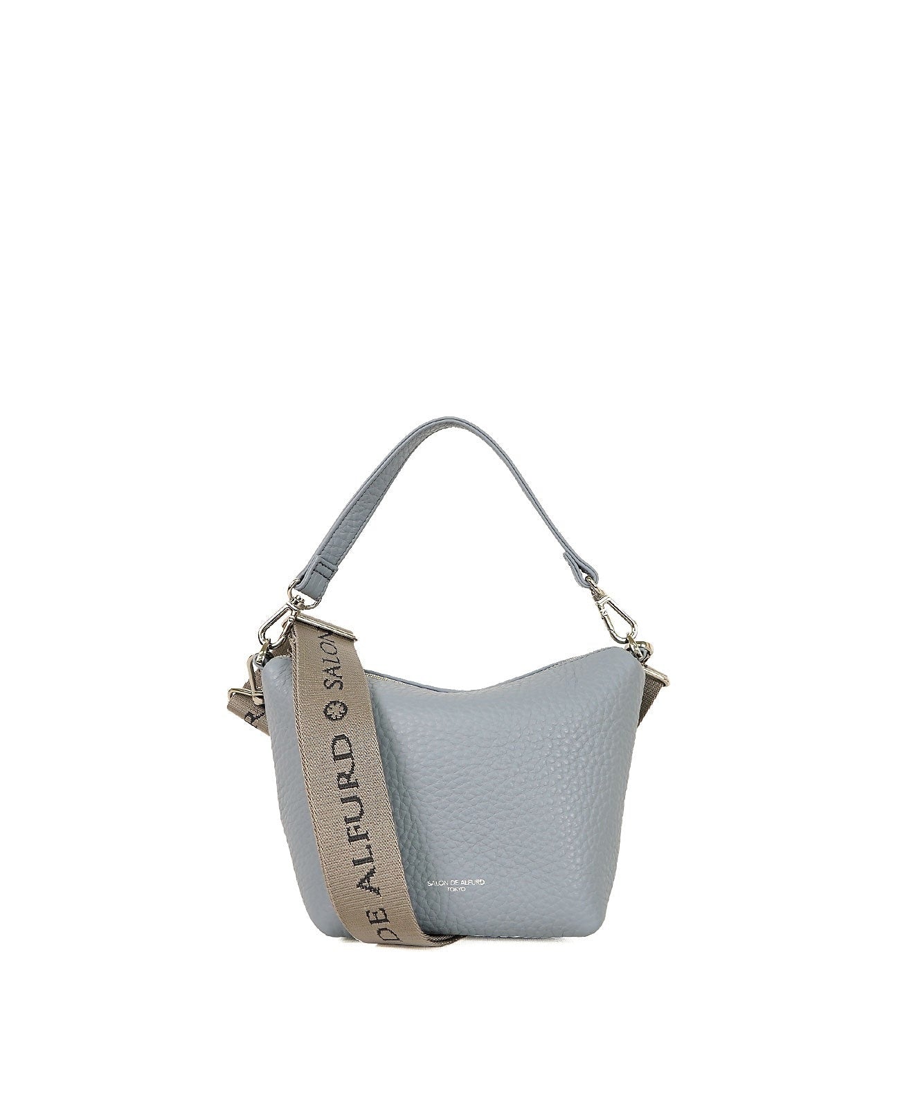 Barque 2-way Pochette, Shrink-type embossed double-faced leather Ver. 1723-wf