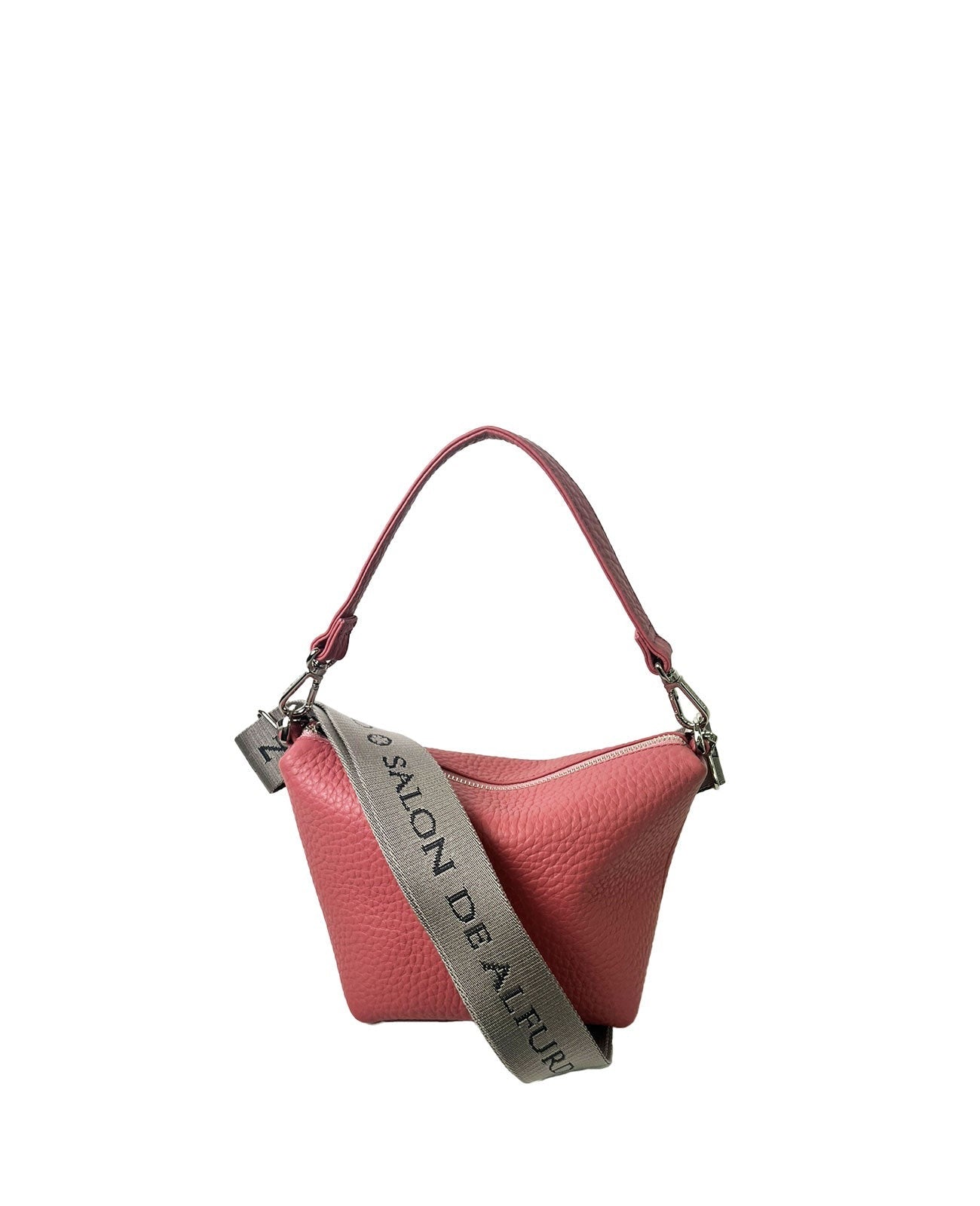 Barque 2-way Pochette, Shrink-type embossed double-faced leather Ver. 1723-wf