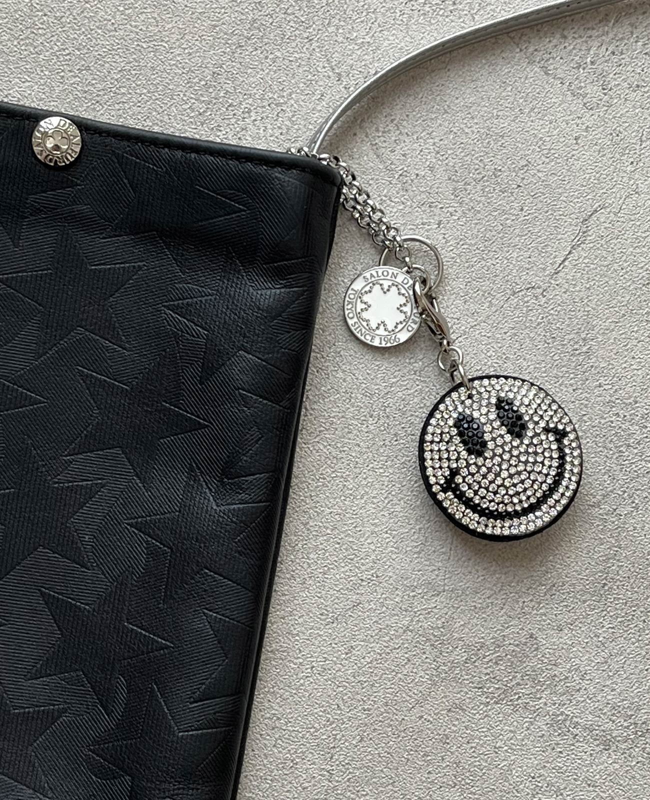 Smile Rhinestone (Crystal) Mini Charm 1737