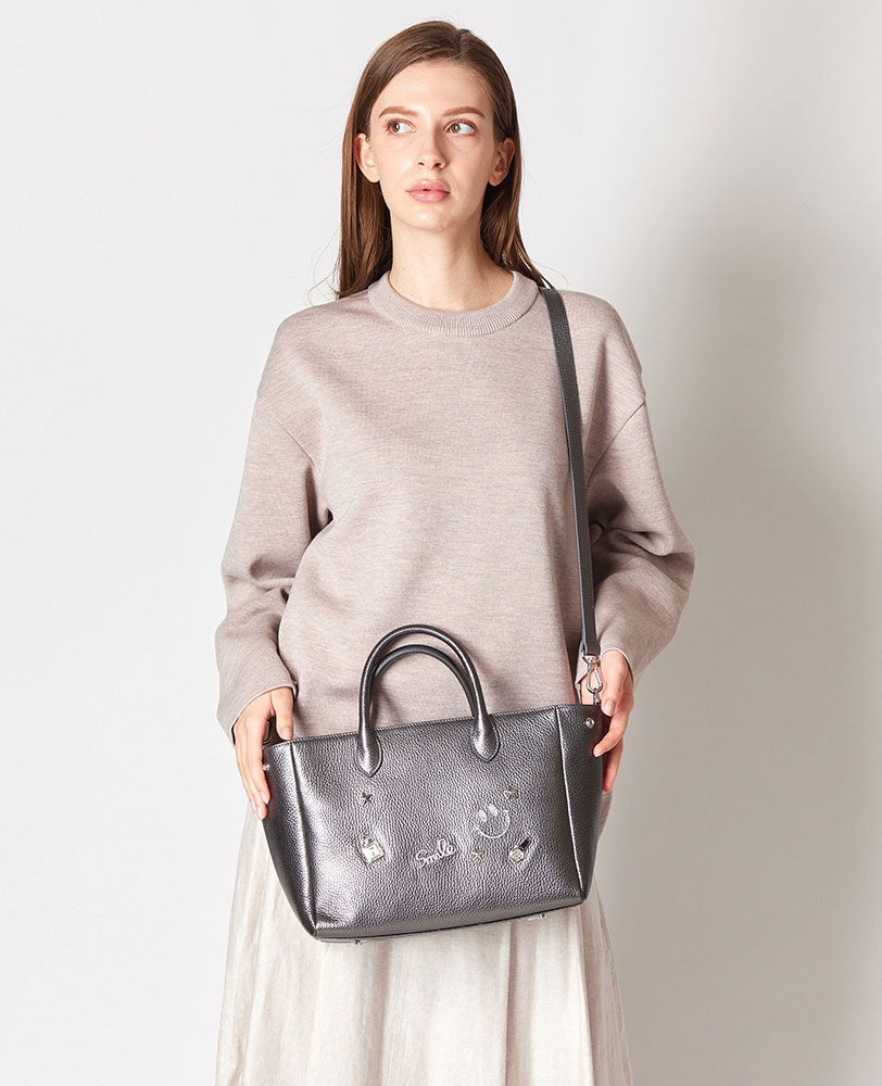 Luxuce 2-way Boston bag with zip 1741
