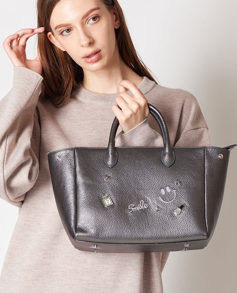 Luxuce 2-way Boston bag with zip 1741