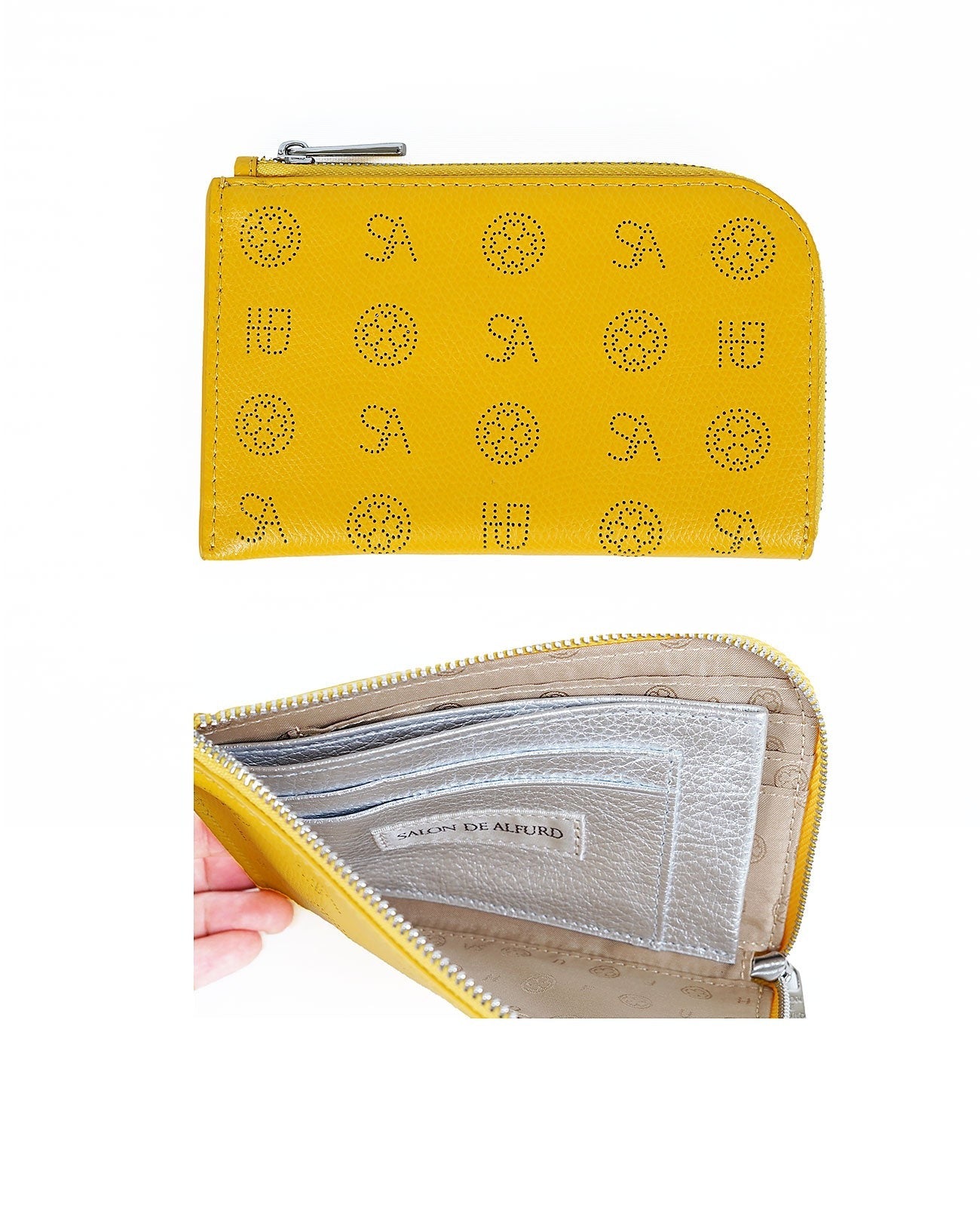 happy for you & SA Monogram L-shaped Mini Wallet 1755