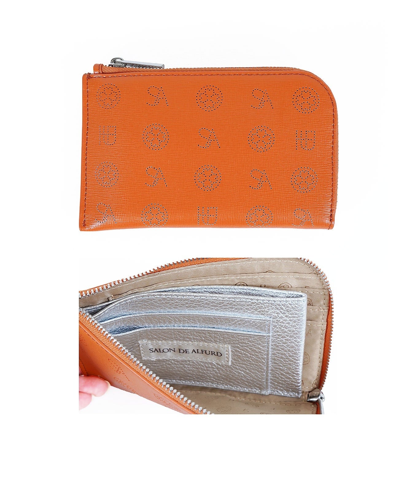 happy for you & SA Monogram L-shaped Mini Wallet 1755