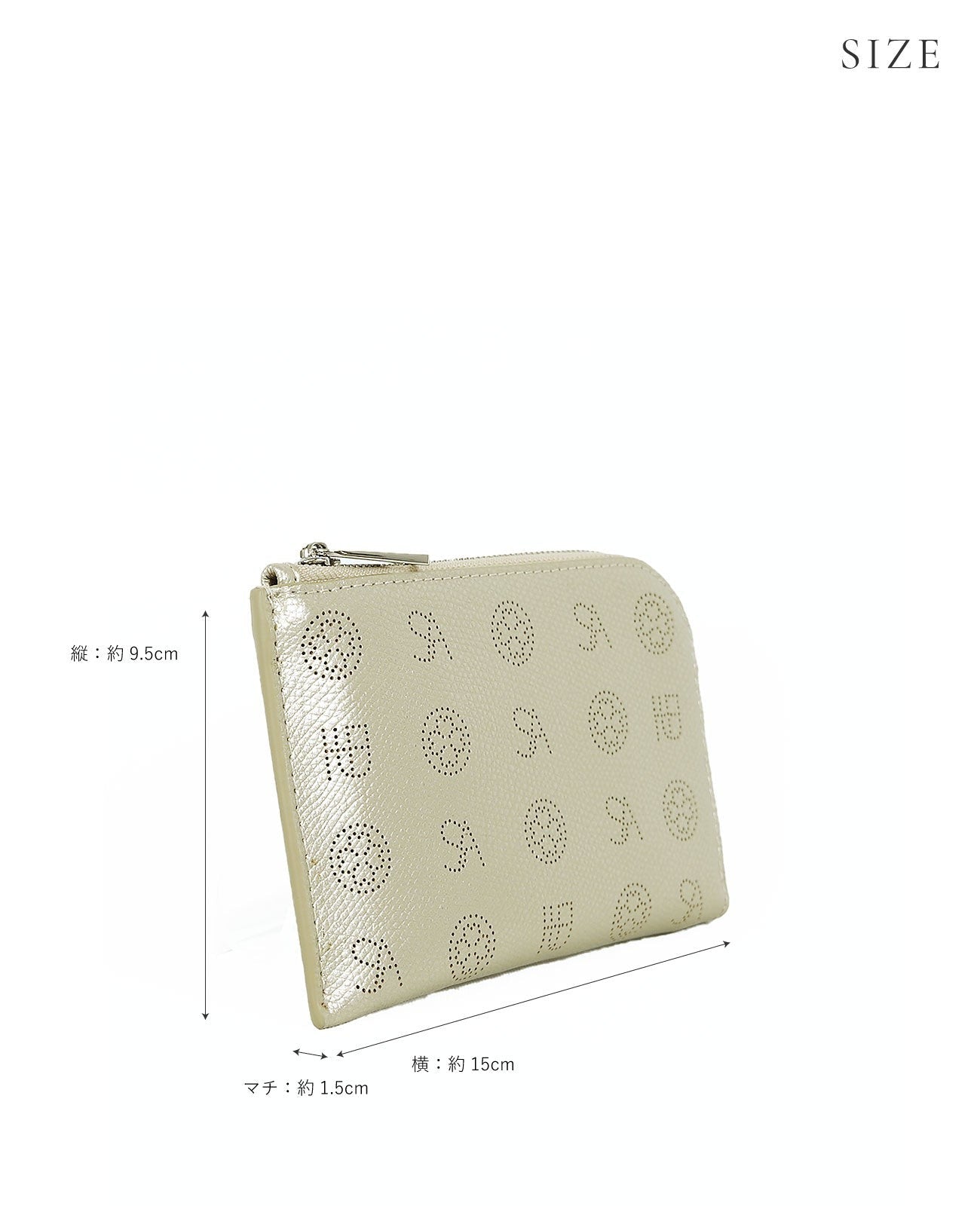 happy for you & SA Monogram L-shaped Mini Wallet 1755