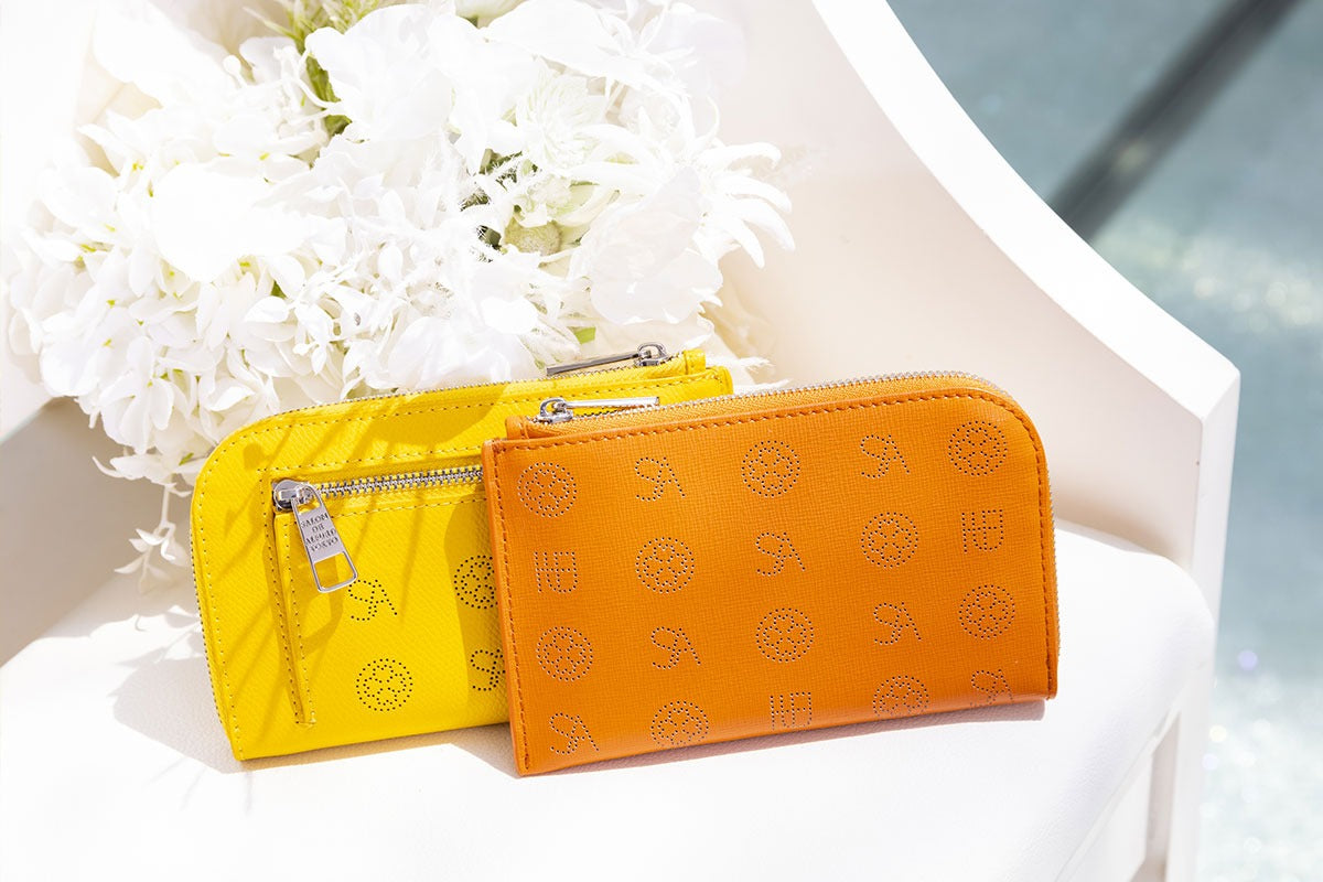happy for you & SA Monogram L-shaped Mini Wallet 1755