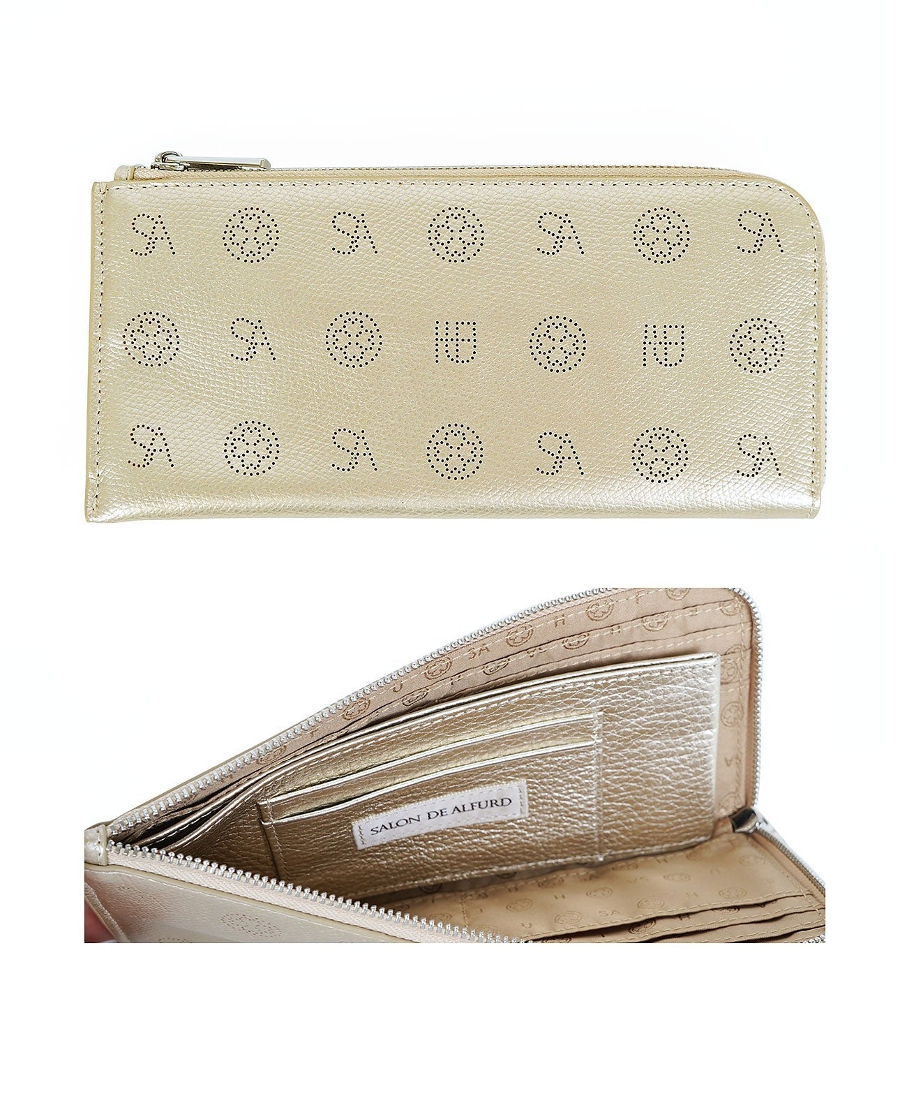 happy for you & SA Monogram L-shaped Long Wallet 1756