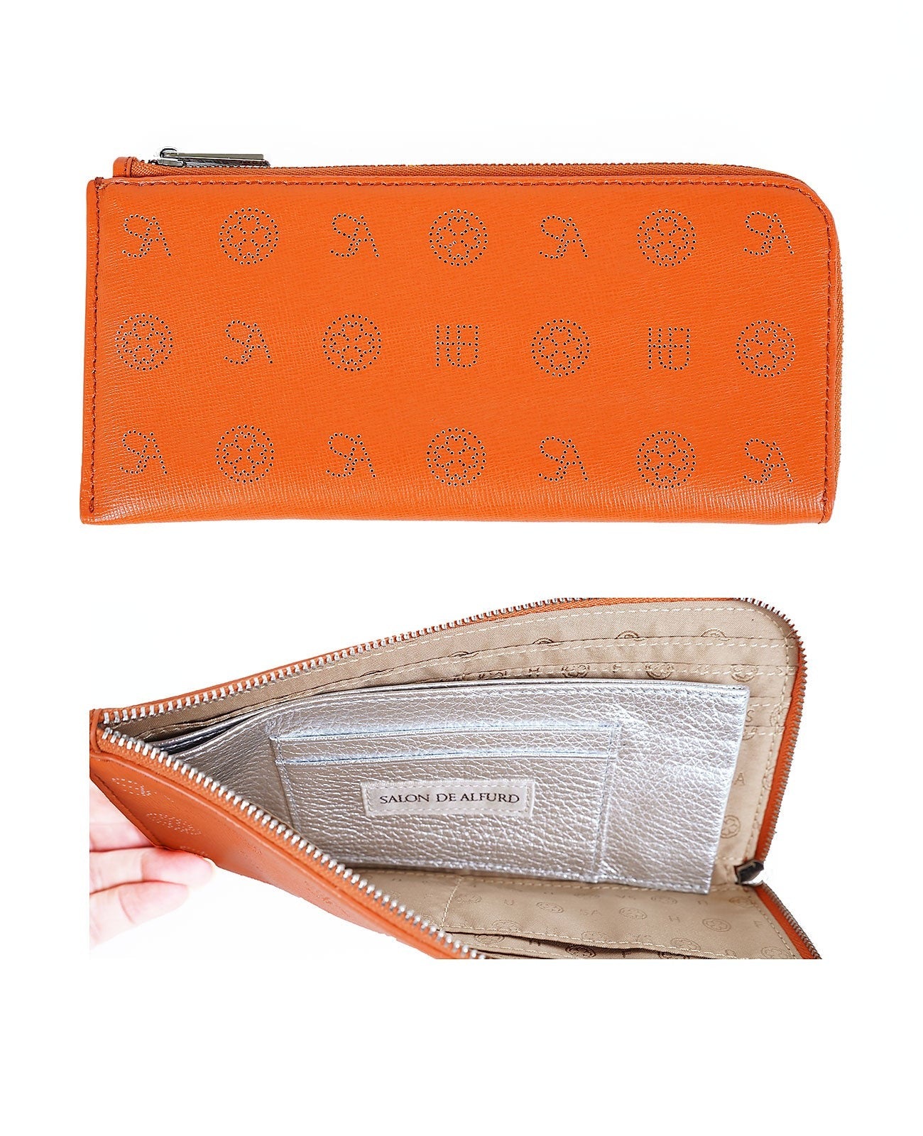 happy for you & SA Monogram L-shaped Long Wallet 1756