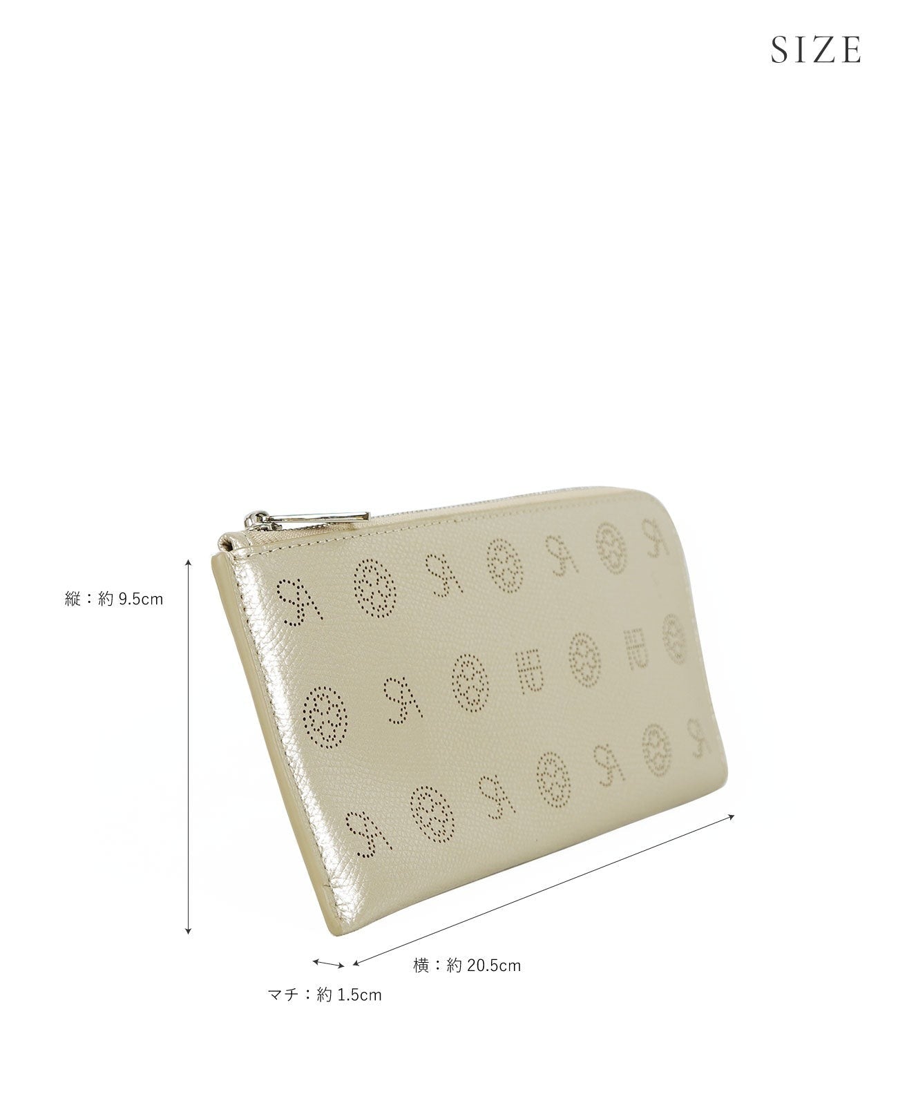happy for you & SA Monogram L-shaped Long Wallet 1756