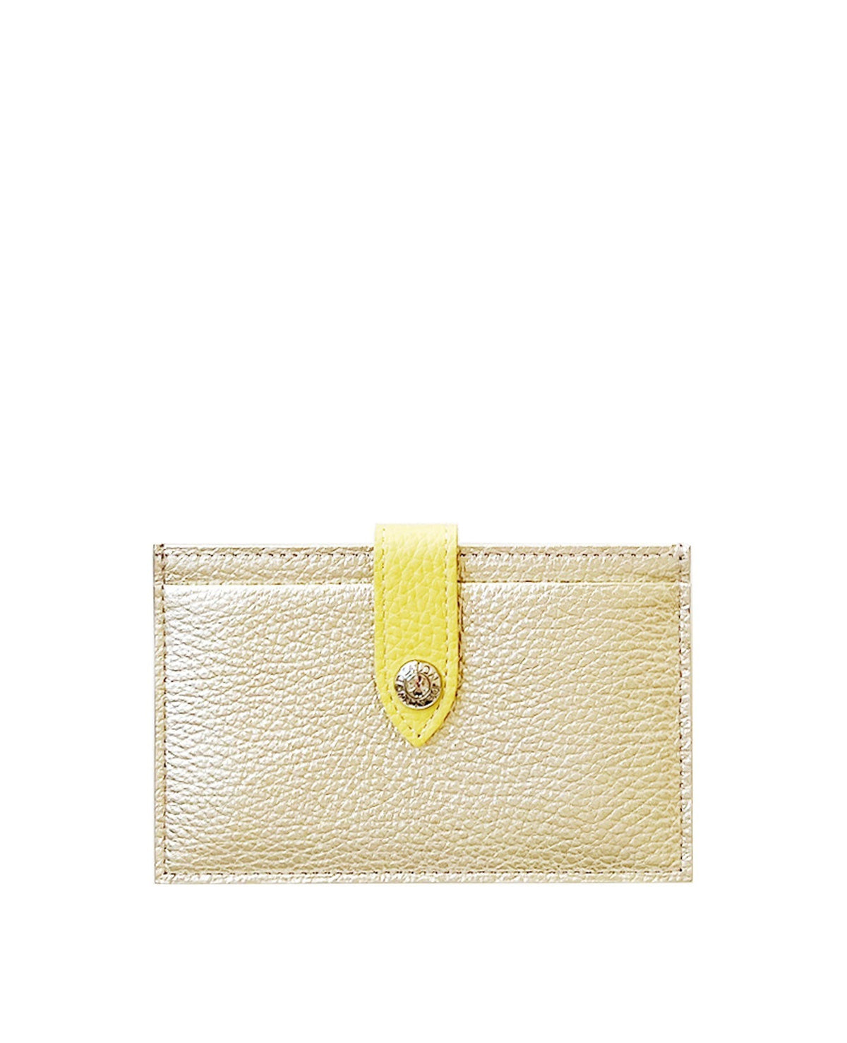 Mini Fragment Wallet With Flap, Italian Shrink Embossed Leather Editio