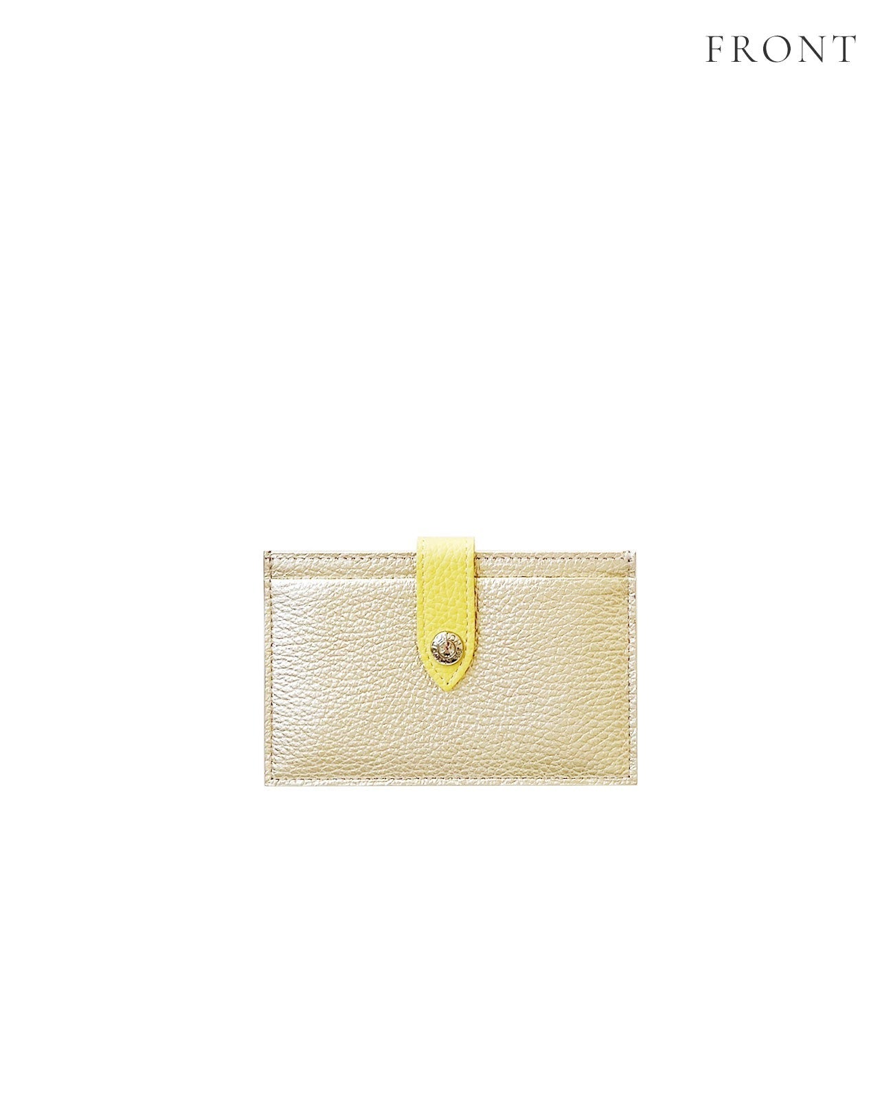 Mini Fragment Wallet With Flap, Italian Shrink Embossed Leather Edition 1772-it