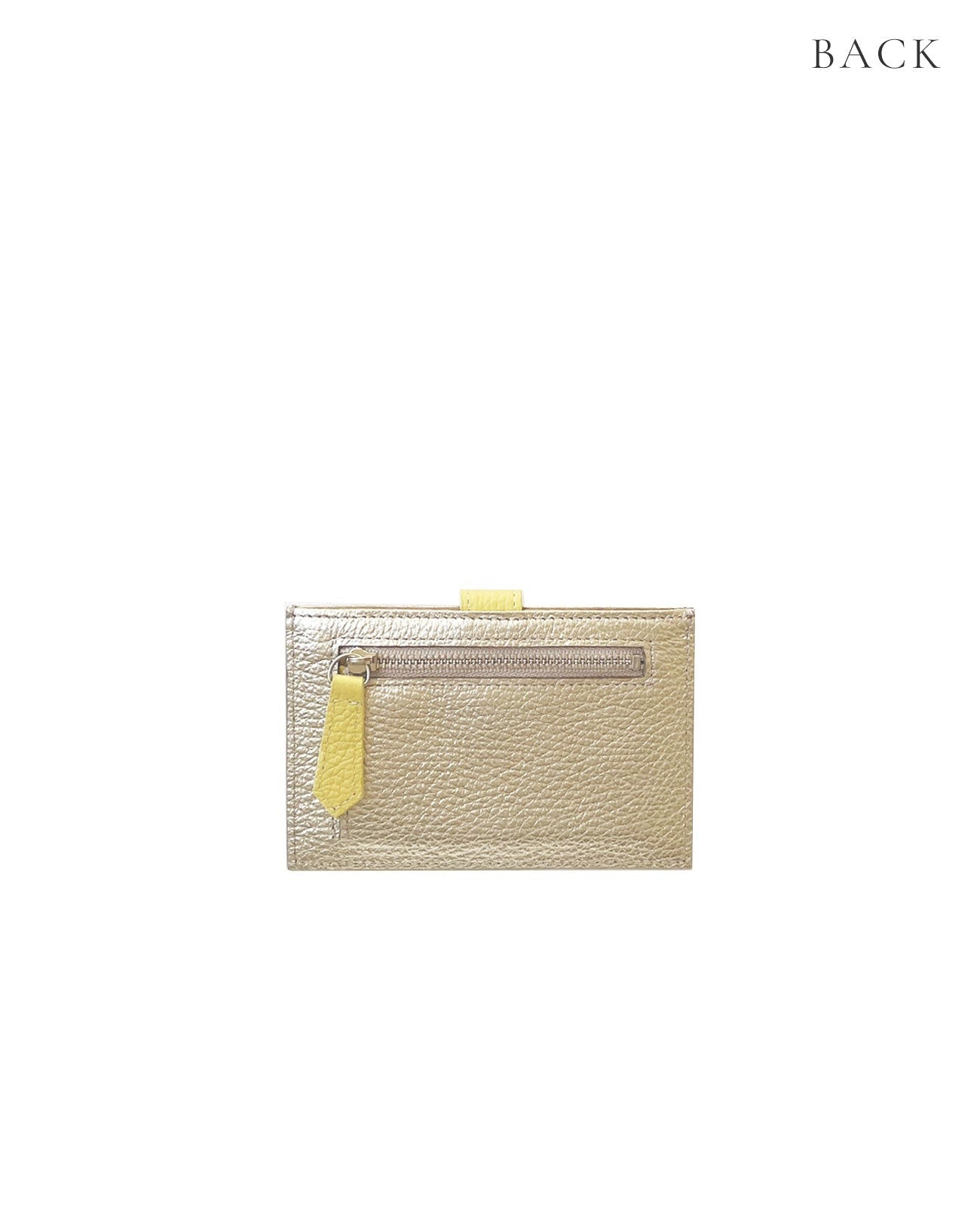 Mini Fragment Wallet With Flap, Italian Shrink Embossed Leather Edition 1772-it