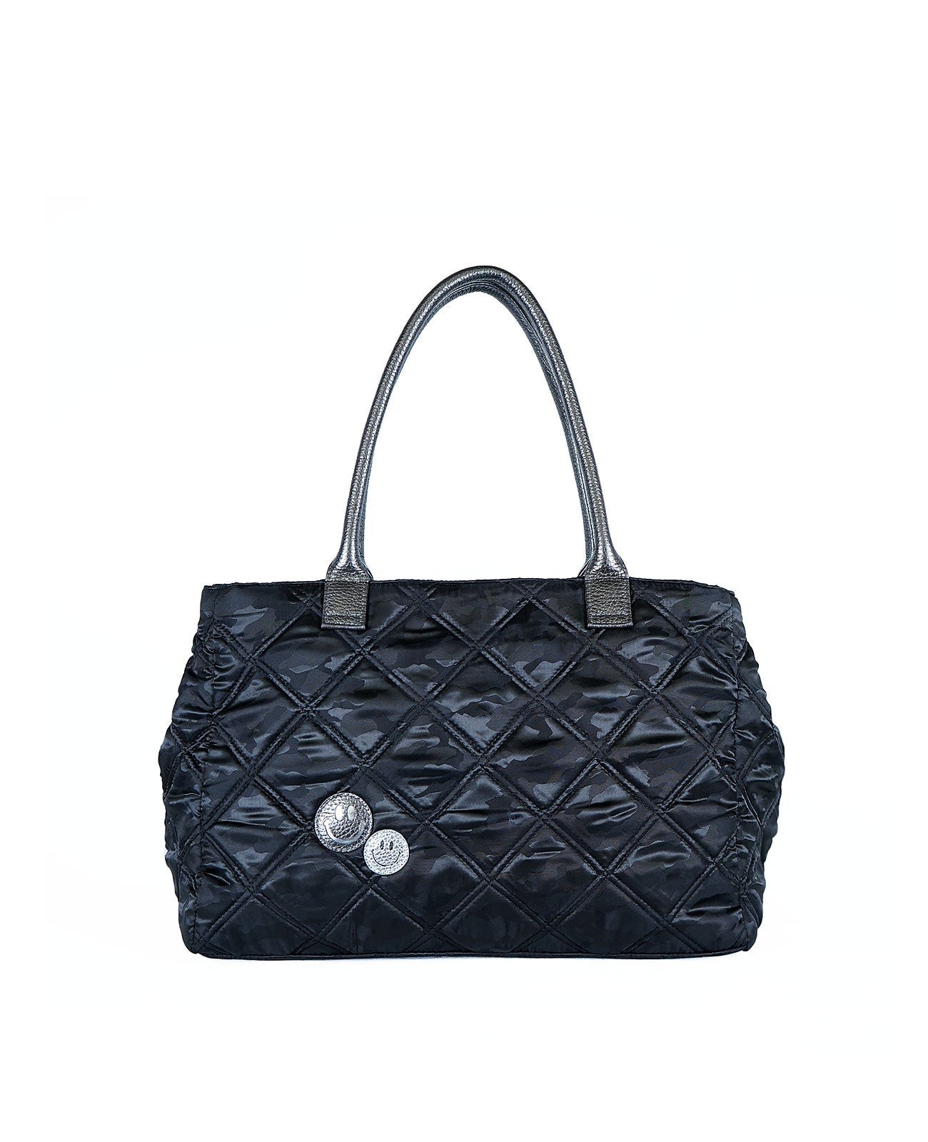 Smile Camouflage Quilted Boston Bag 1787